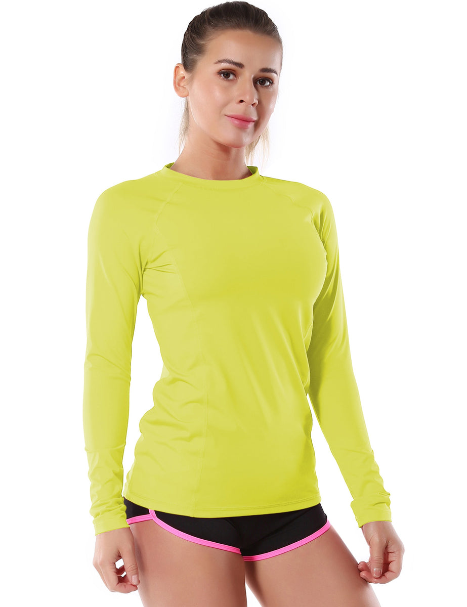 BUBBLELIME Short/Long Sleeve Rashguard For Women UPF 50+ Sun