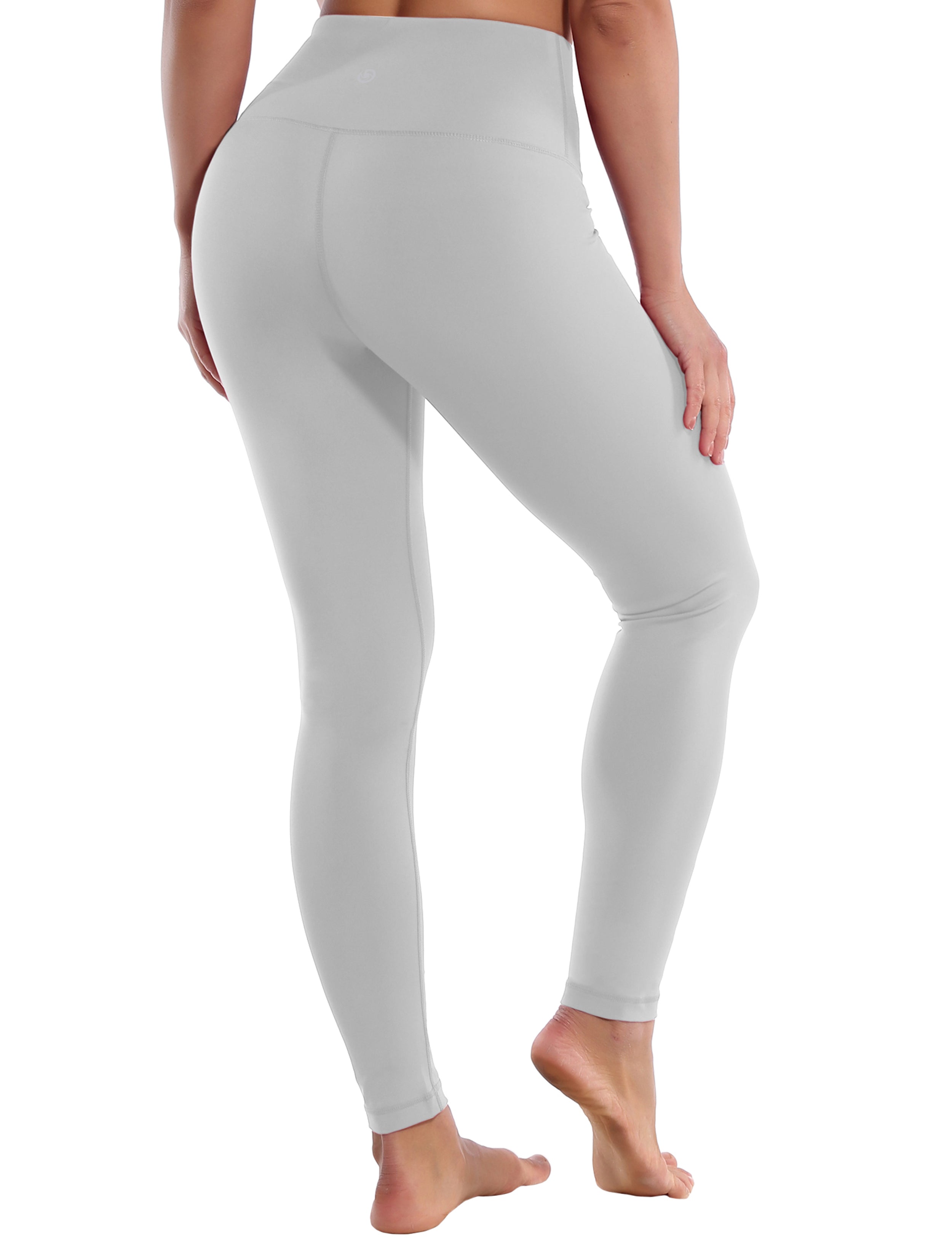 High Waist Golf Pants lightgray 75%Nylon/25%Spandex Fabric doesn't attract lint easily 4-way stretch No see-through Moisture-wicking Tummy control Inner pocket Four lengths