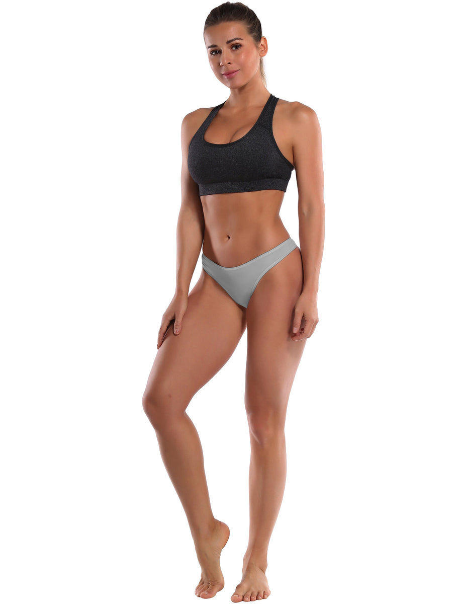 Super Soft Modal Sports Thongs underwear lightgray_Running bubblelime