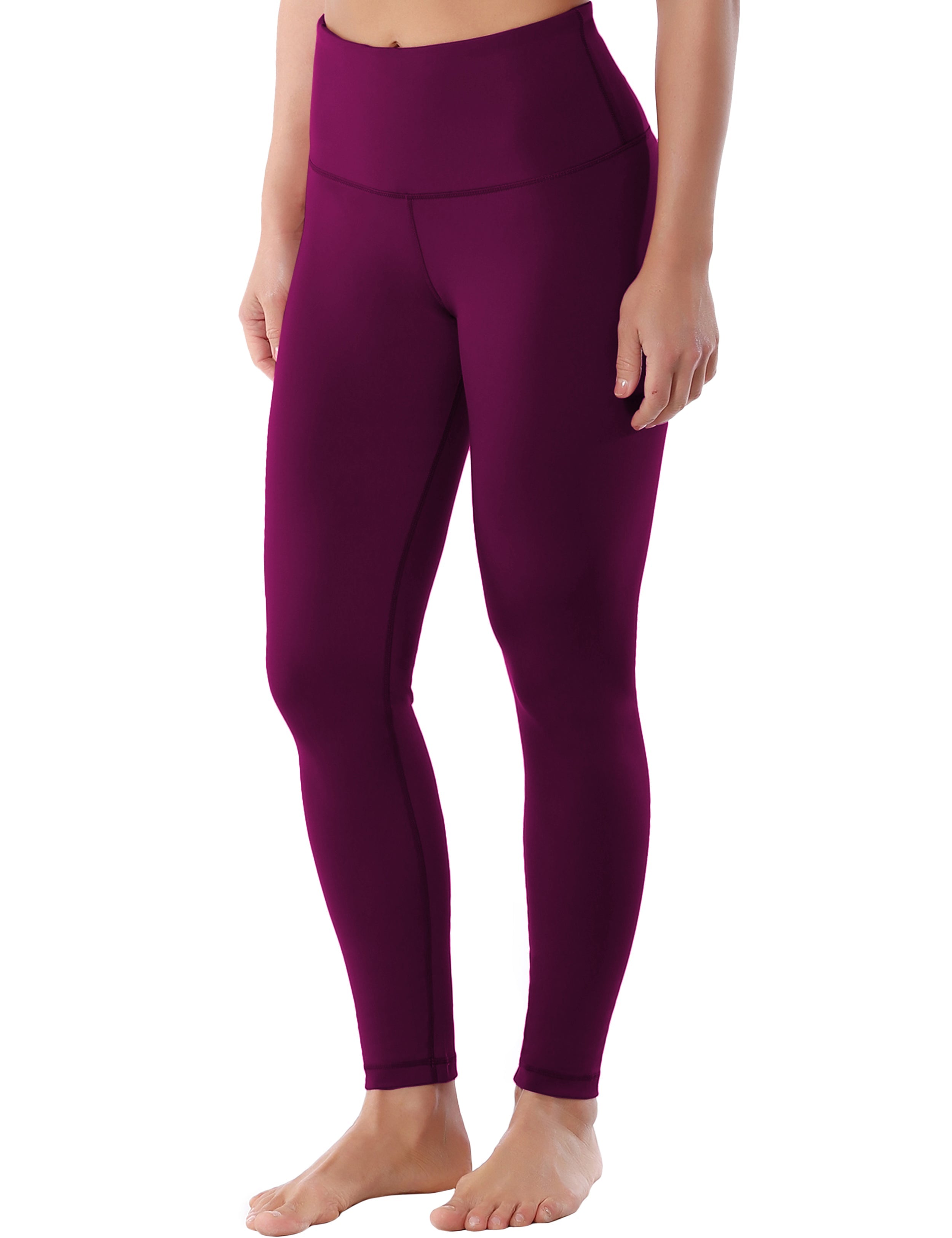 High Waist Gym Pants grapevine 75%Nylon/25%Spandex Fabric doesn't attract lint easily 4-way stretch No see-through Moisture-wicking Tummy control Inner pocket Four lengths