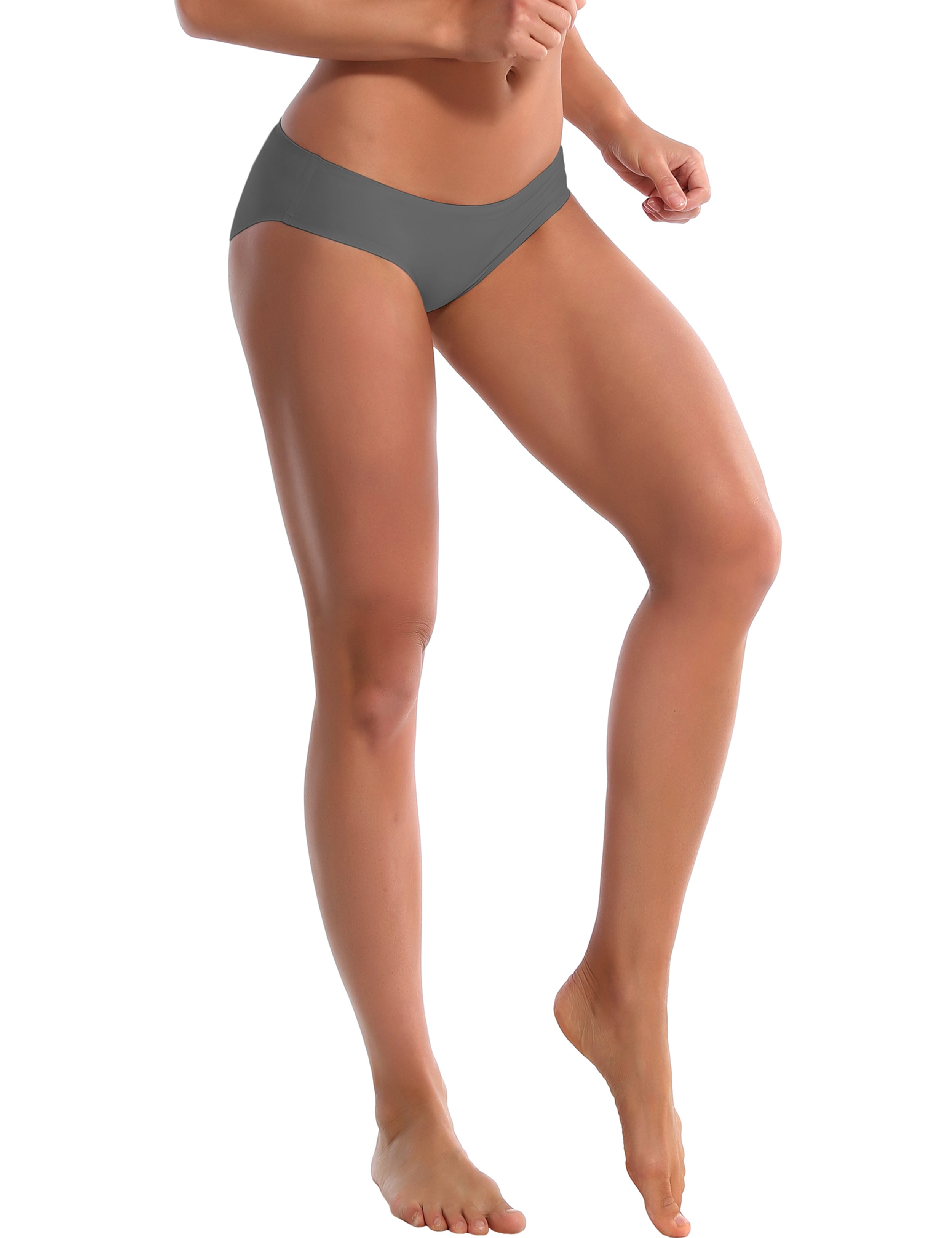 Invisibles Sport Bikini Panties darkgray Sleek, soft, smooth and totally comfortable: our newest bikini style is here. High elasticity High density Softest-ever fabric Laser cutting Unsealed Comfortable No panty lines Machine wash 95% Nylon, 5% Spandex