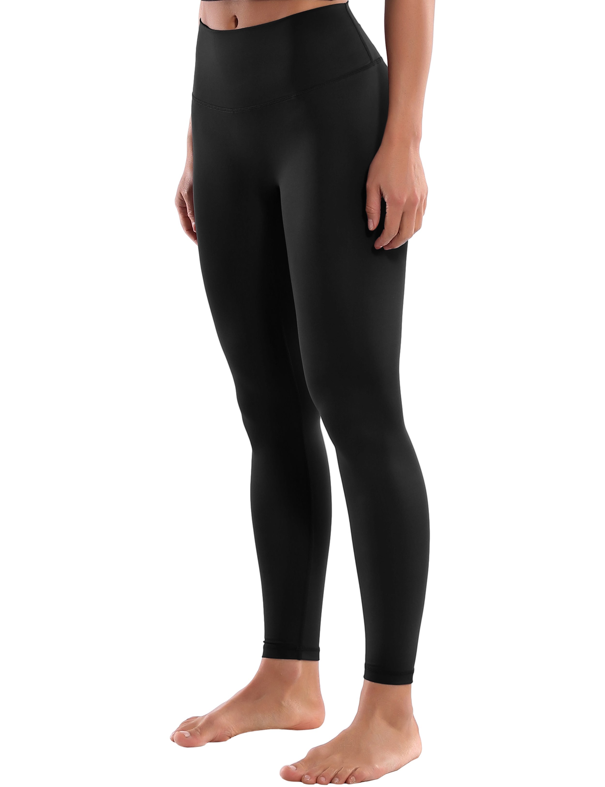 Crotch Seamless Yoga Pants black