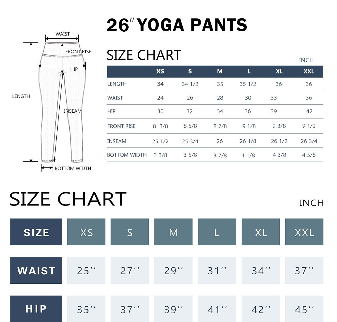 BUBBLELIME 78P/22S Embossed Pattern Yoga Pants 22" /26" inseam