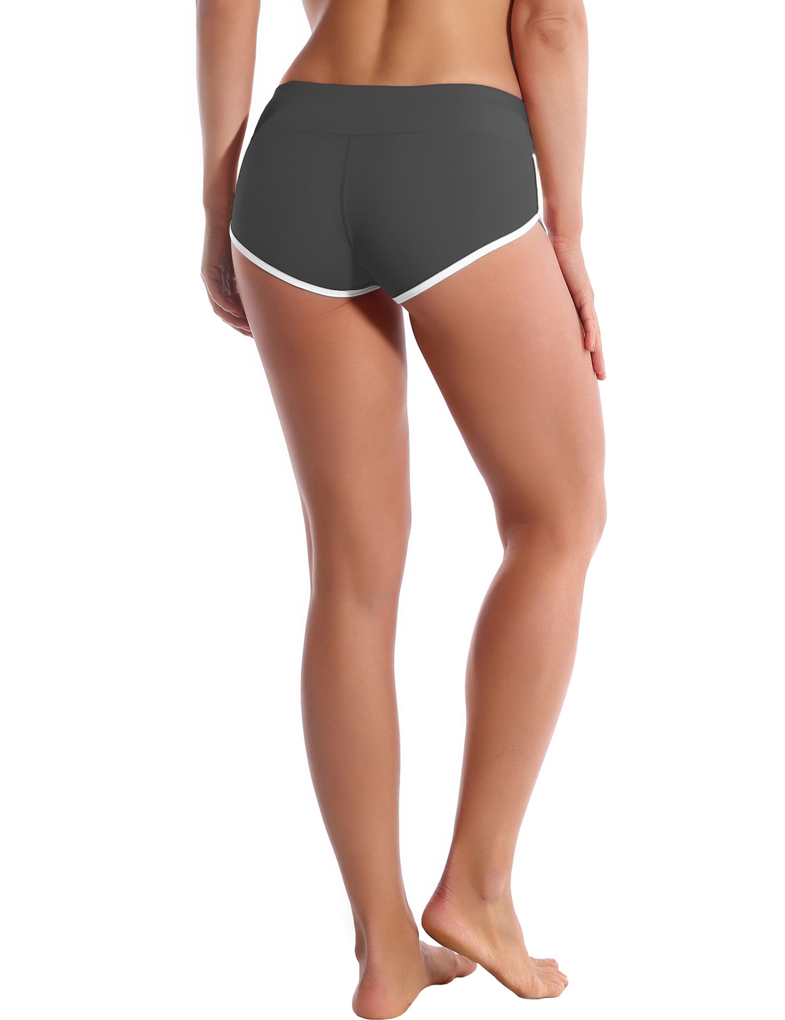 Sexy Booty Golf Shorts shadowcharcoal Sleek, soft, smooth and totally comfortable: our newest sexy style is here. Softest-ever fabric High elasticity High density 4-way stretch Fabric doesn't attract lint easily No see-through Moisture-wicking Machine wash 75%Nylon/25%Spandex
