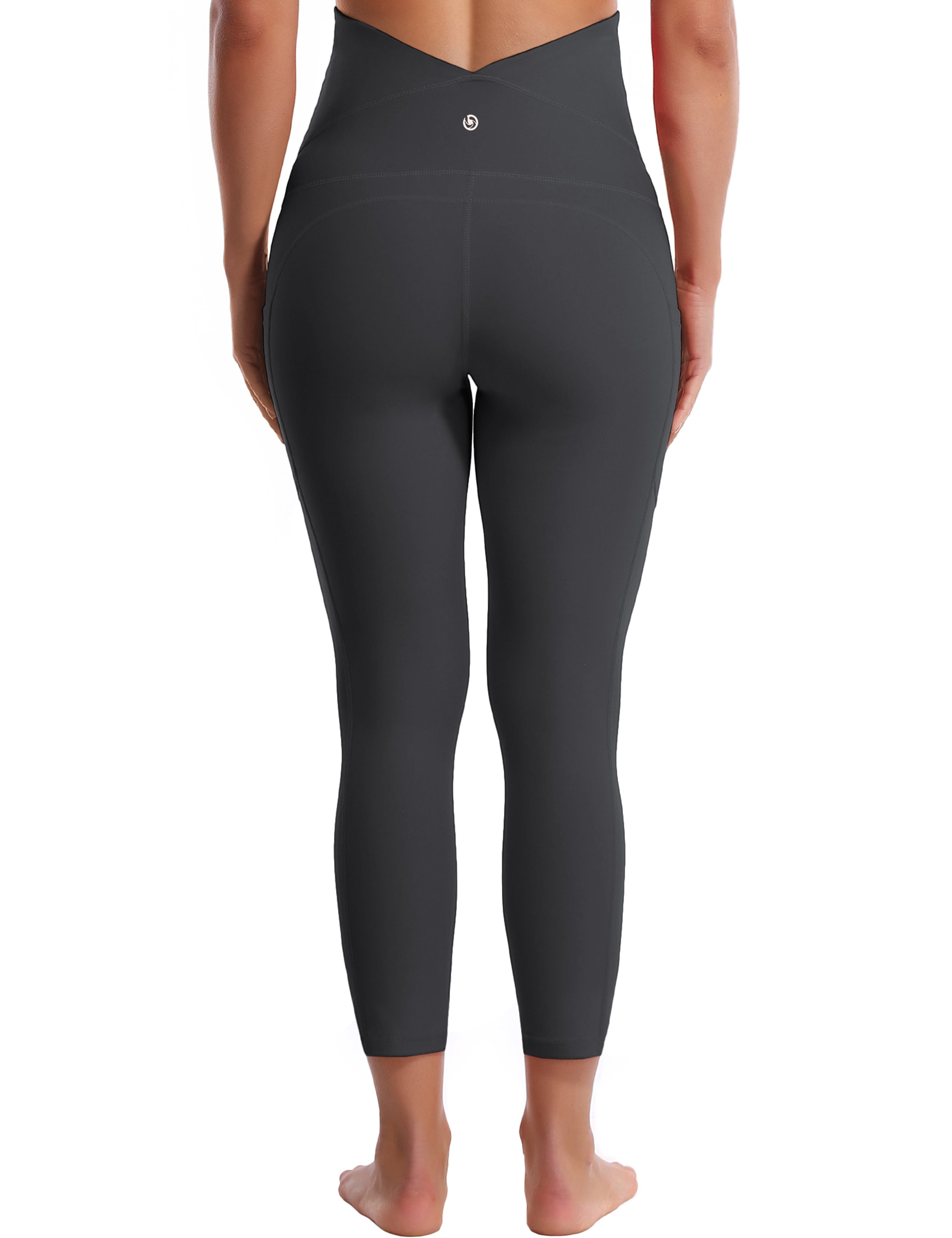 22" Side Pockets Maternity Jogging Pants shadowcharcoal 87%Nylon/13%Spandex Softest-ever fabric High elasticity 4-way stretch Fabric doesn't attract lint easily No see-through Moisture-wicking Machine wash
