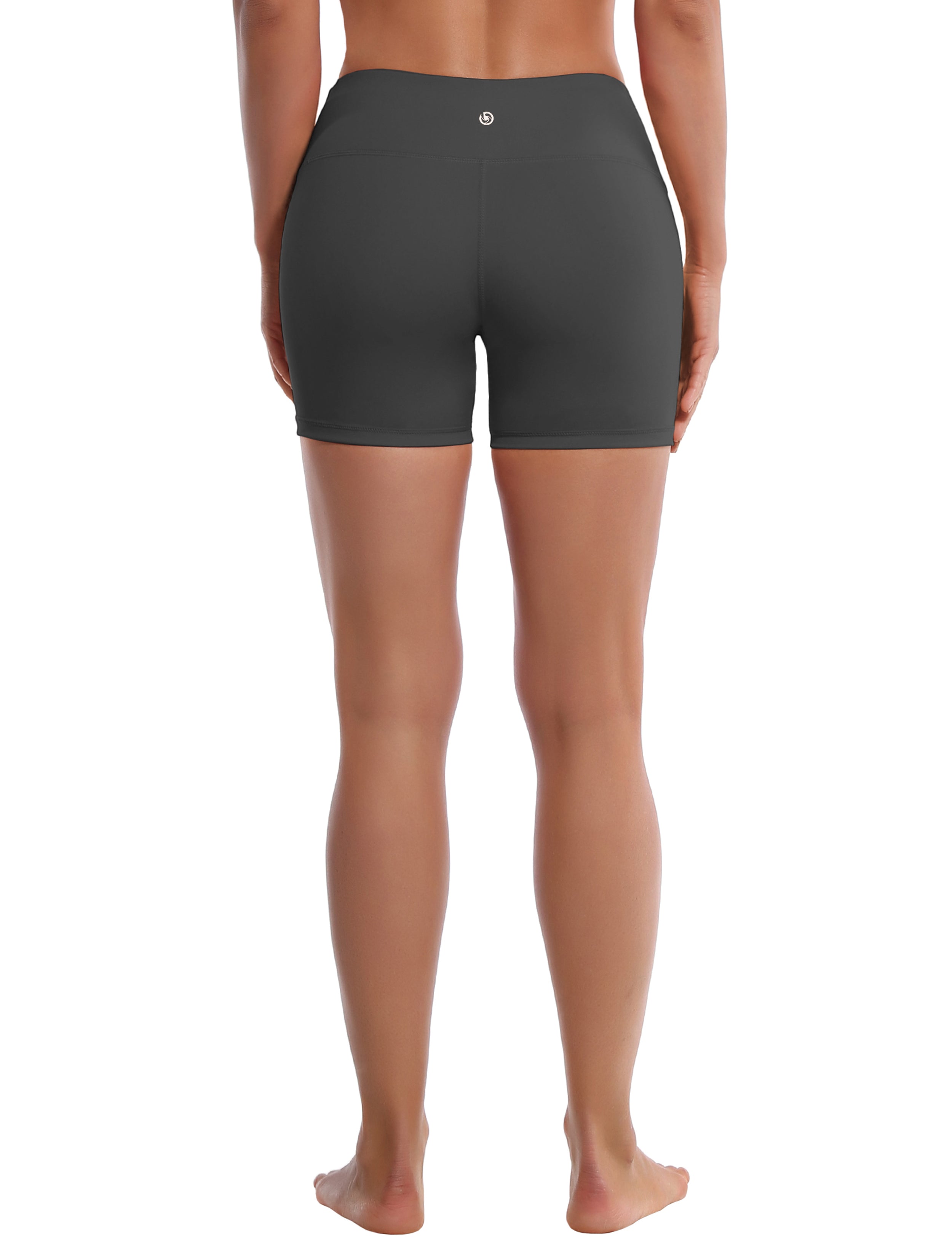 4" Yoga Shorts shadowcharcoal Sleek, soft, smooth and totally comfortable: our newest style is here. Softest-ever fabric High elasticity High density 4-way stretch Fabric doesn't attract lint easily No see-through Moisture-wicking Machine wash 75% Nylon, 25% Spandex