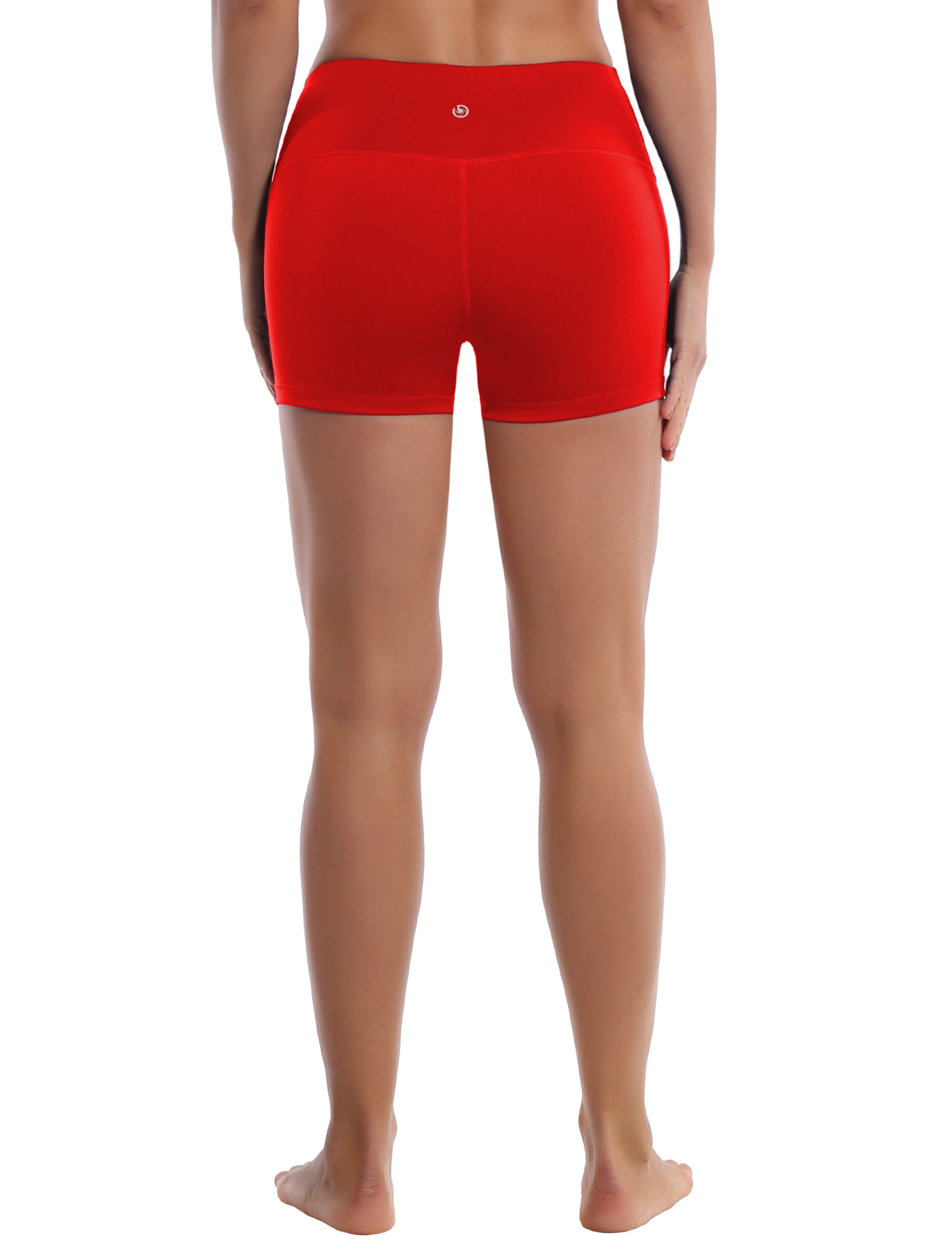 2.5" Running Shorts scarlet Softest-ever fabric High elasticity High density 4-way stretch Fabric doesn't attract lint easily No see-through Moisture-wicking Machine wash 75% Nylon, 25% Spandex