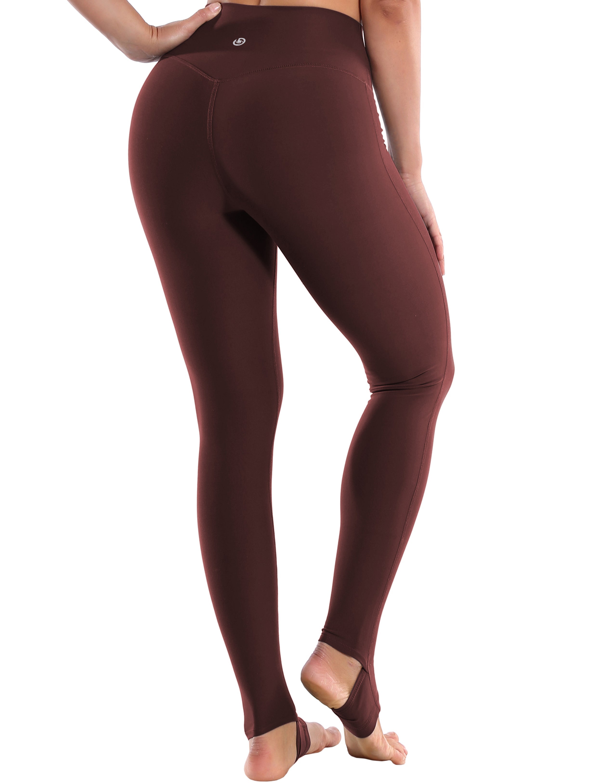 Over the Heel Jogging Pants mahoganymaroon Over the Heel Design 87%Nylon/13%Spandex Fabric doesn't attract lint easily 4-way stretch No see-through Moisture-wicking Tummy control