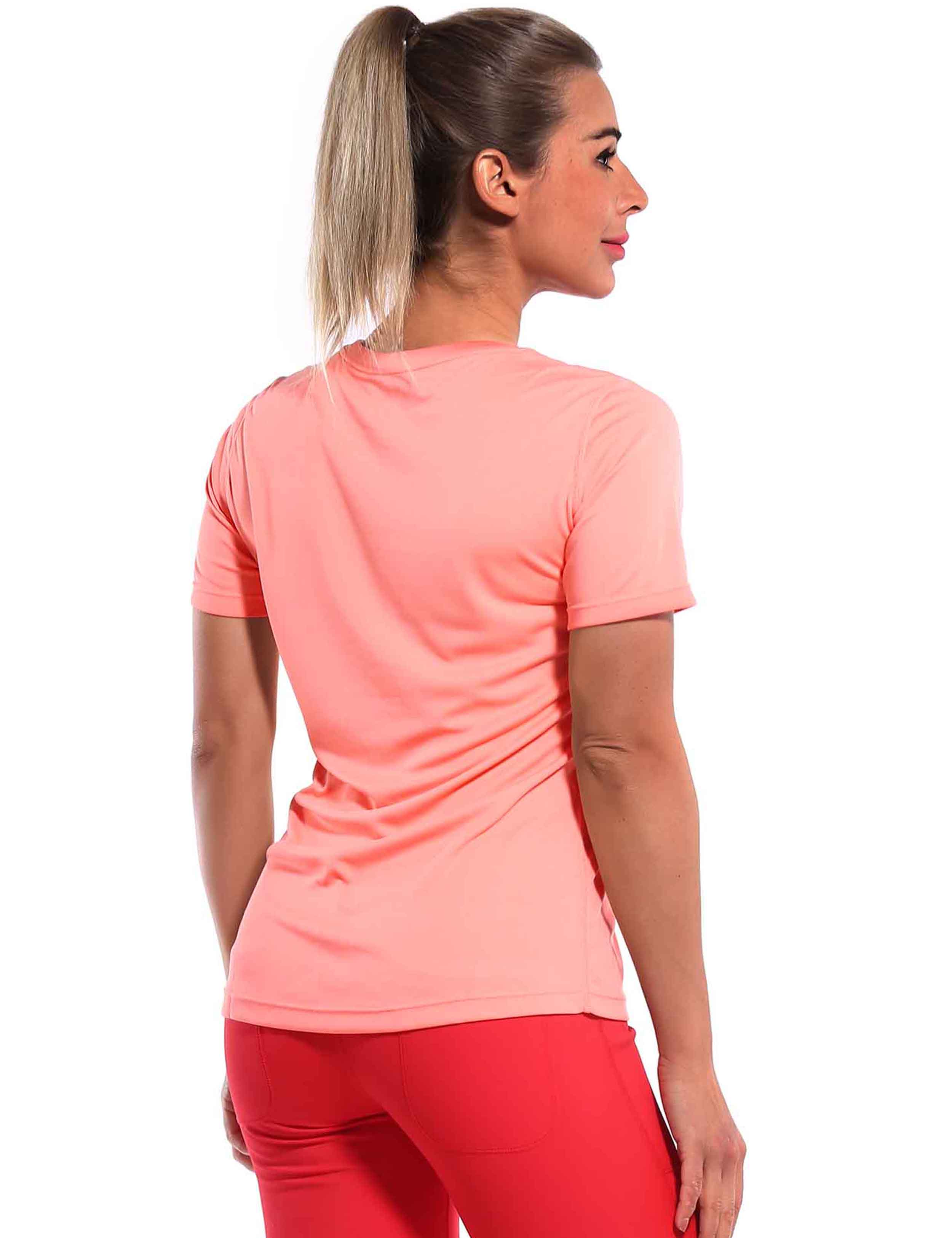 Short Sleeve Athletic Shirts coral_Jogging