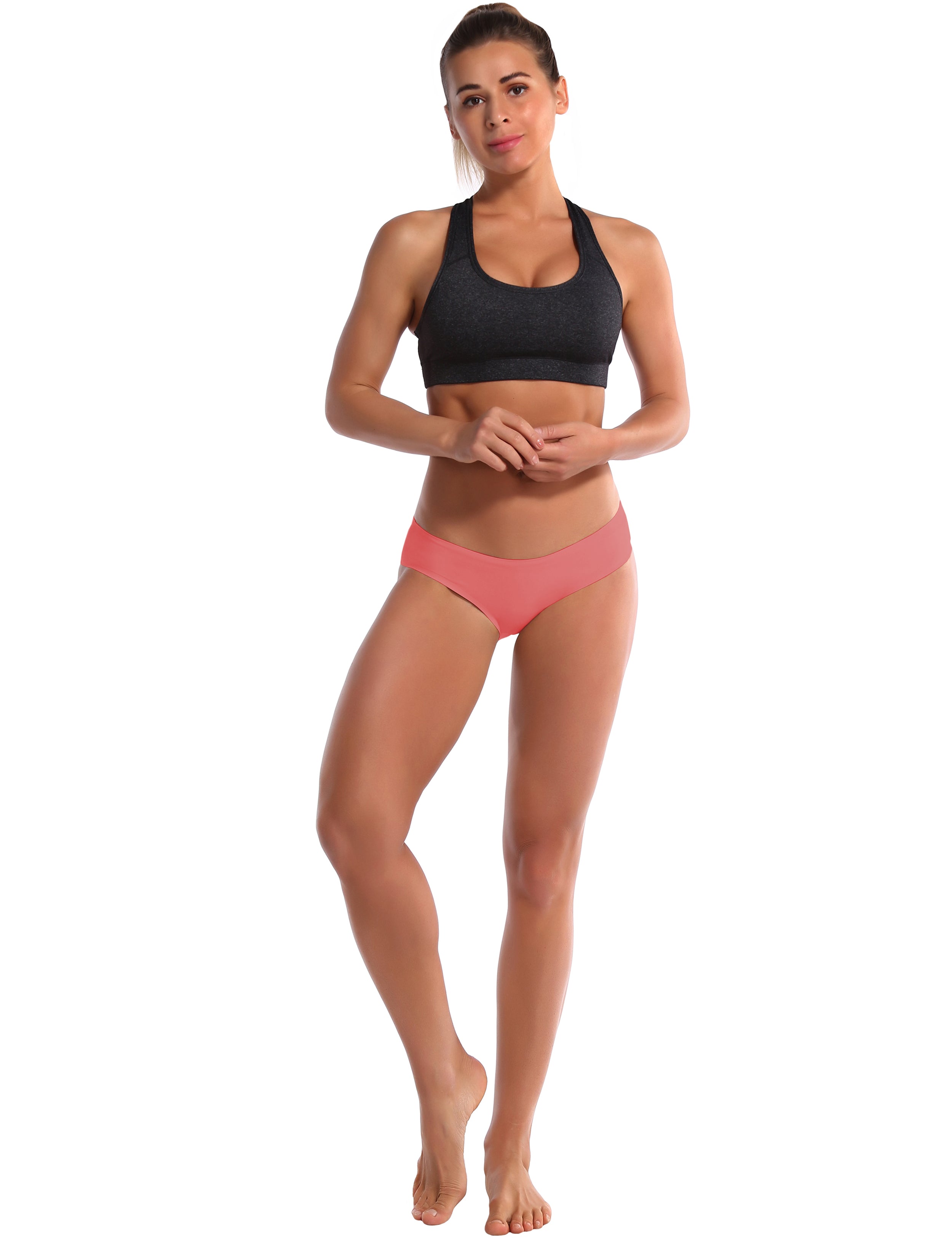 Invisibles Sport Bikini Panties crushcoral Sleek, soft, smooth and totally comfortable: our newest bikini style is here. High elasticity High density Softest-ever fabric Laser cutting Unsealed Comfortable No panty lines Machine wash 95% Nylon, 5% Spandex