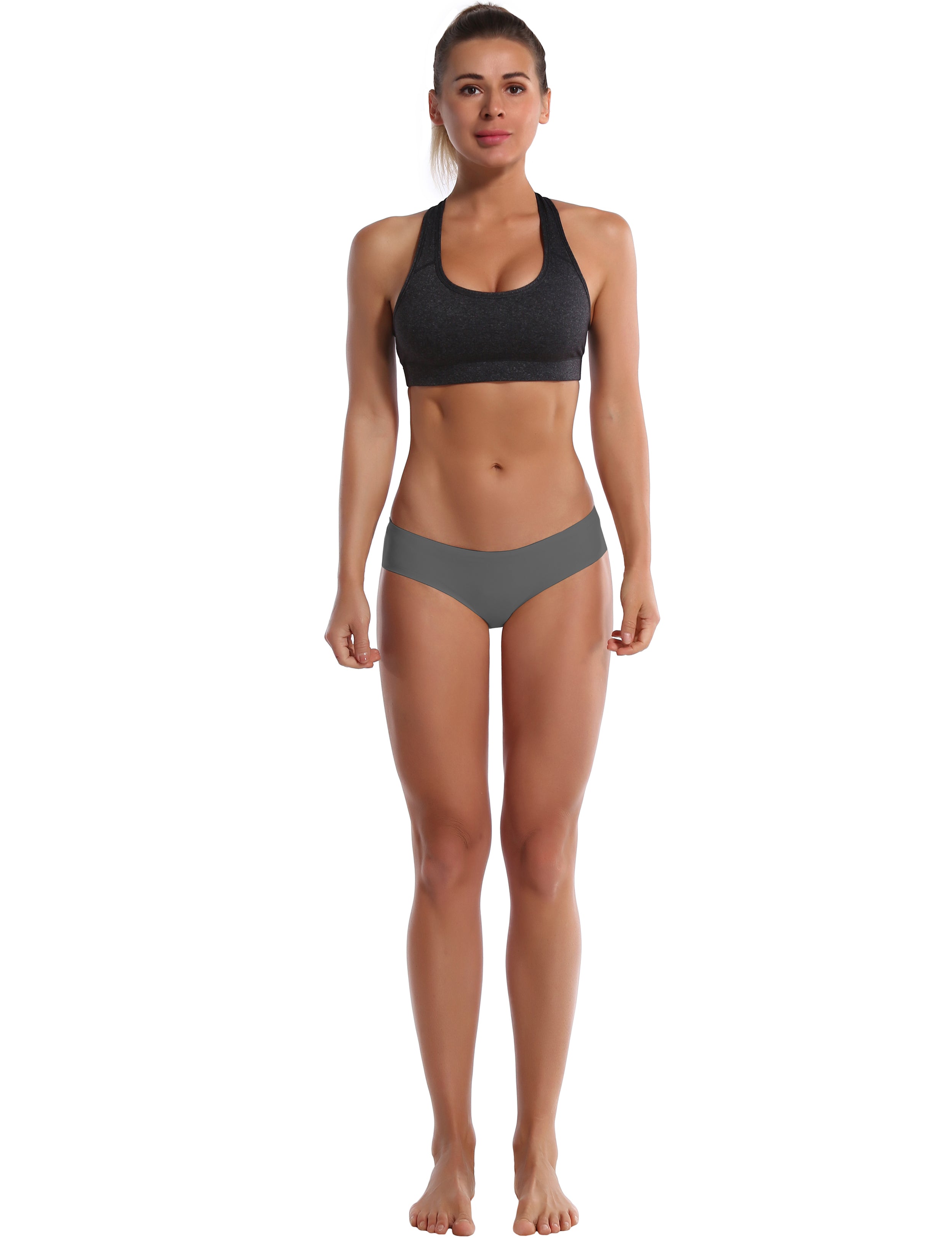 Invisibles Sport Bikini Panties darkgray Sleek, soft, smooth and totally comfortable: our newest bikini style is here. High elasticity High density Softest-ever fabric Laser cutting Unsealed Comfortable No panty lines Machine wash 95% Nylon, 5% Spandex