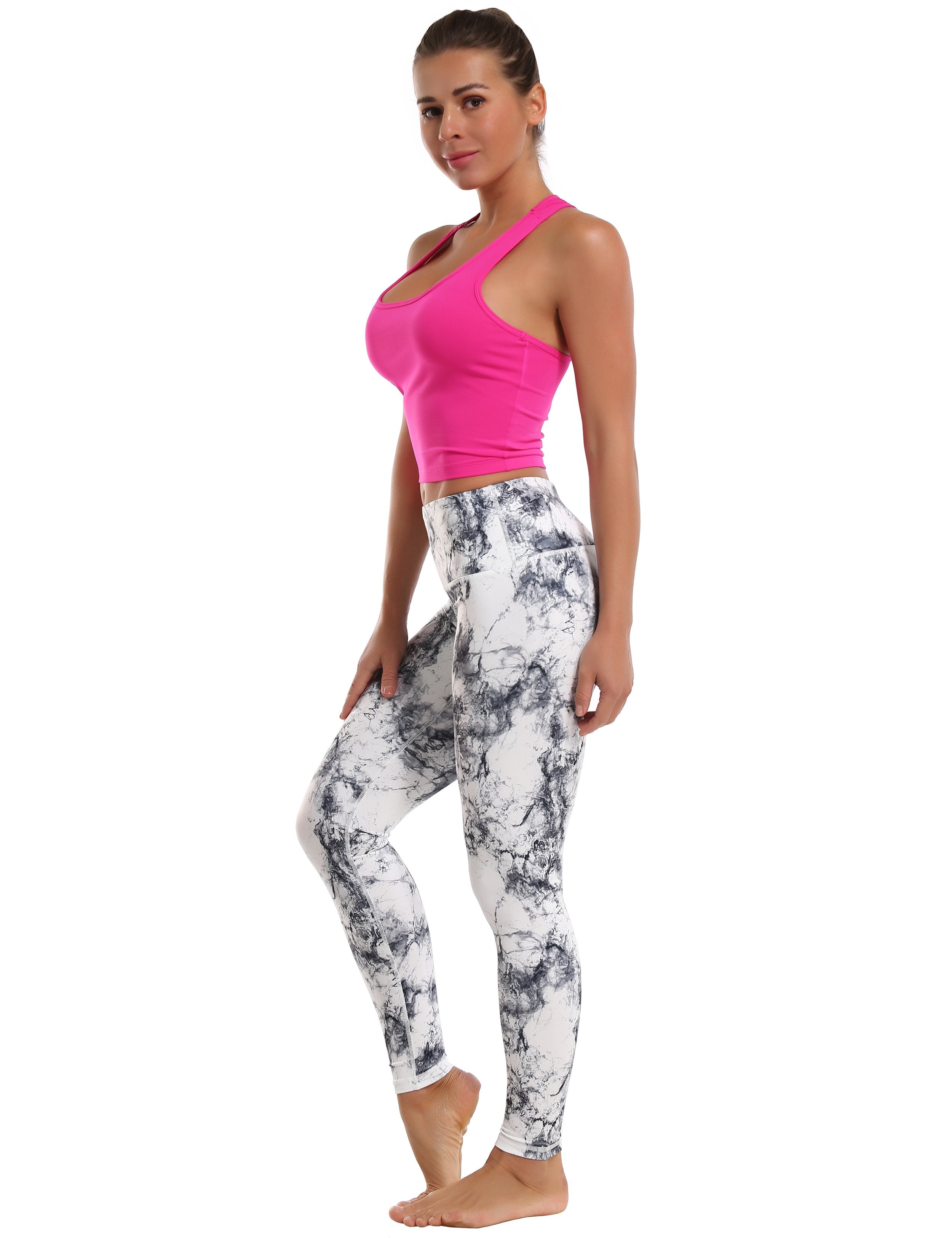 High Waist Golf Pants arabescato 82%Polyester/18%Spandex Fabric doesn't attract lint easily 4-way stretch No see-through Moisture-wicking Tummy control Inner pocket