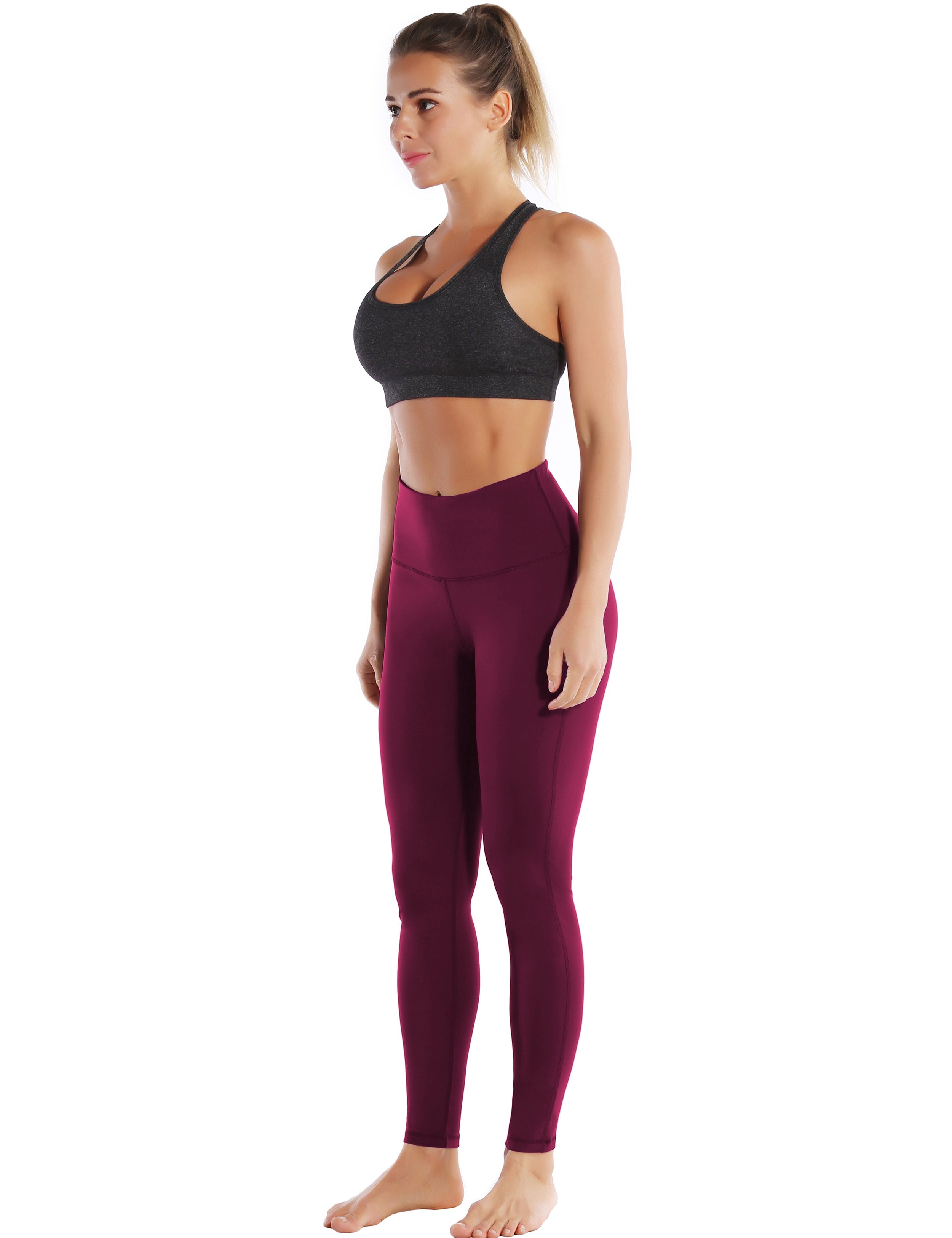 High Waist Side Line Gym Pants grapevine Side Line is Make Your Legs Look Longer and Thinner 75%Nylon/25%Spandex Fabric doesn't attract lint easily 4-way stretch No see-through Moisture-wicking Tummy control Inner pocket Two lengths