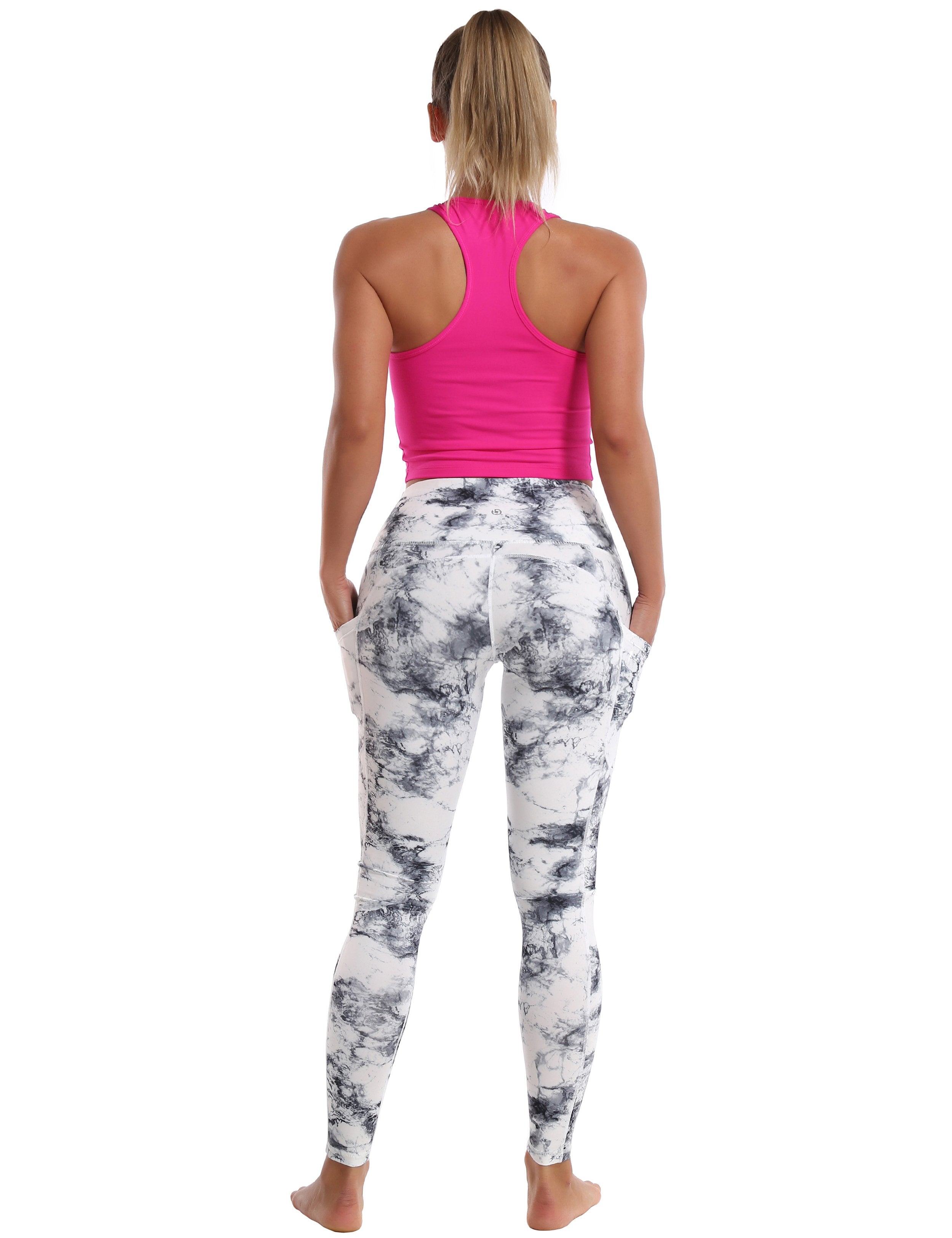 Hip Line Side Pockets Golf Pants arabescato Sexy Hip Line Side Pockets 78%Polyester/22%Spandex Fabric doesn't attract lint easily 4-way stretch No see-through Moisture-wicking Tummy control Inner pocket
