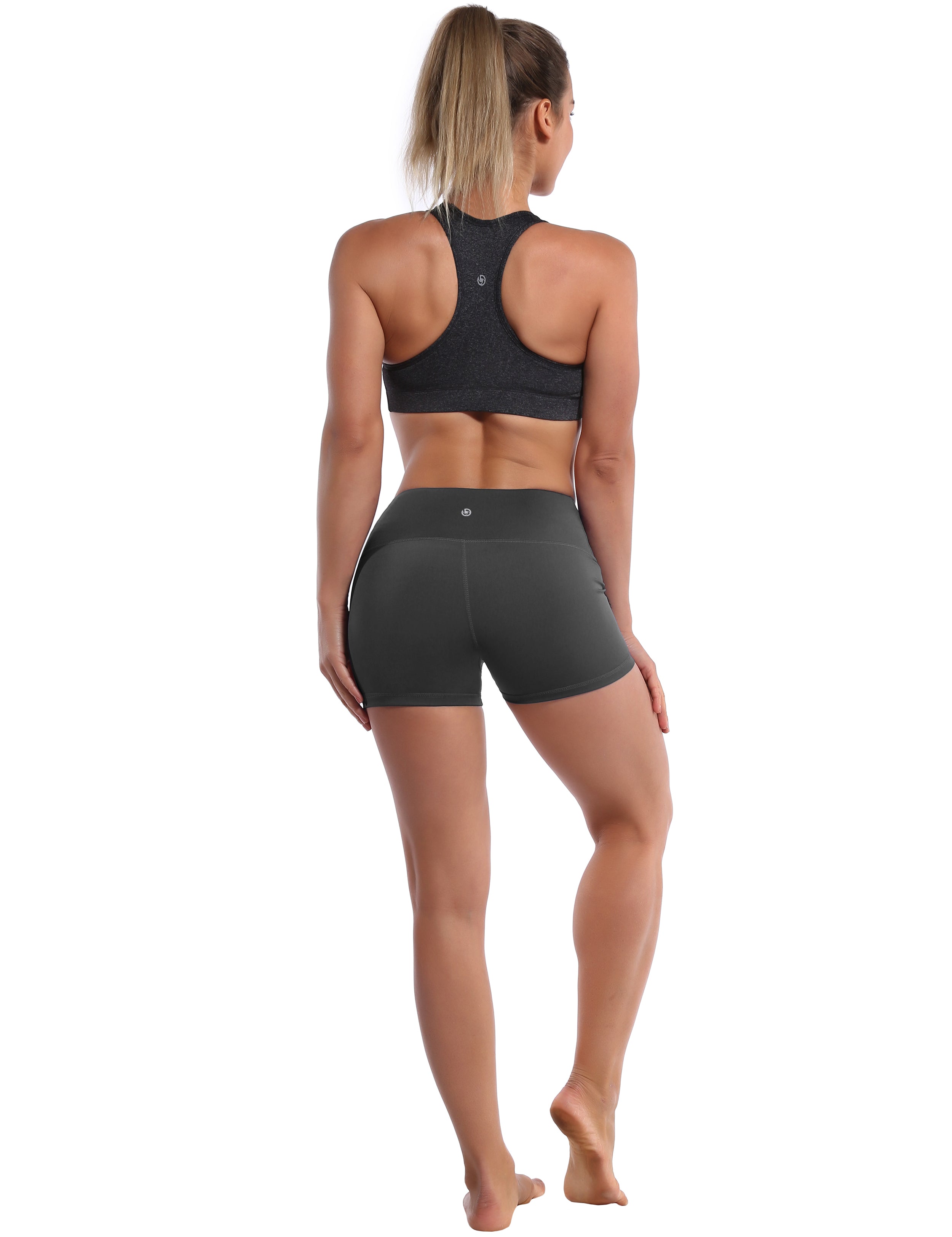 2.5" Running Shorts shadowcharcoal Softest-ever fabric High elasticity High density 4-way stretch Fabric doesn't attract lint easily No see-through Moisture-wicking Machine wash 75% Nylon, 25% Spandex