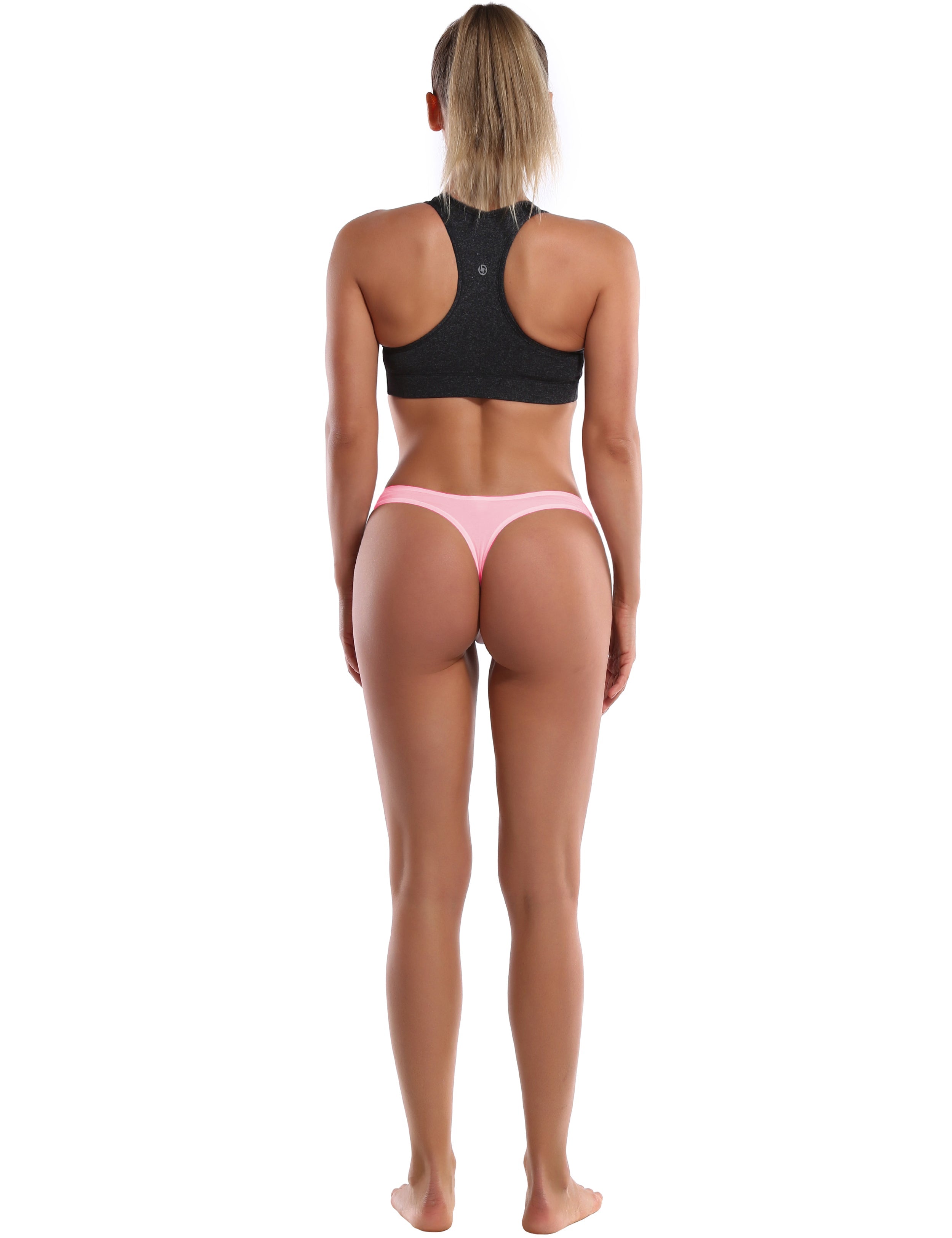 Super Soft Modal Sports Thongs underwear lightpink_Jogging