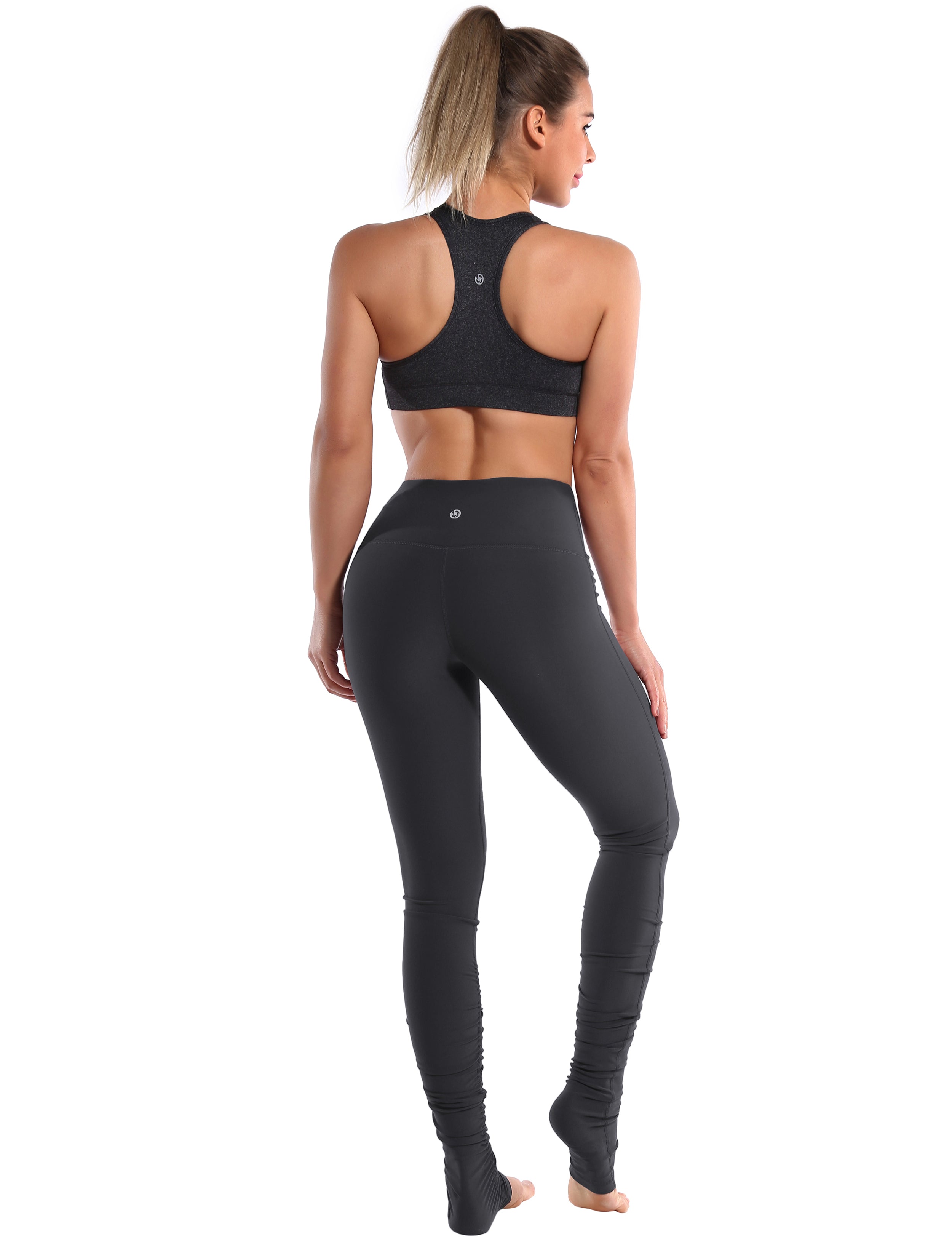 Over the Heel Biking Pants shadowcharcoal Over the Heel Design 87%Nylon/13%Spandex Fabric doesn't attract lint easily 4-way stretch No see-through Moisture-wicking Tummy control