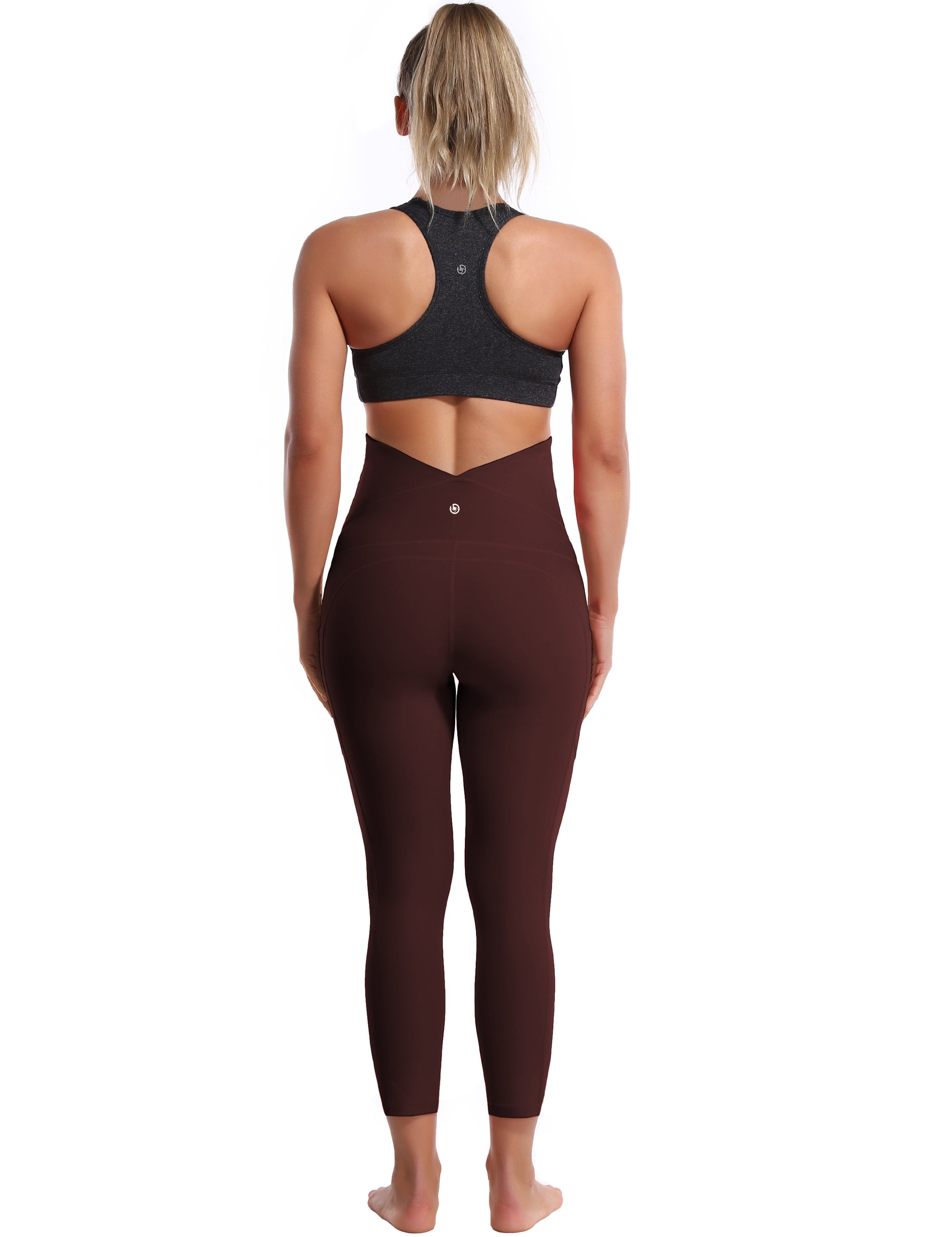 22" Side Pockets Maternity Jogging Pants mahoganymaroon 87%Nylon/13%Spandex Softest-ever fabric High elasticity 4-way stretch Fabric doesn't attract lint easily No see-through Moisture-wicking Machine wash