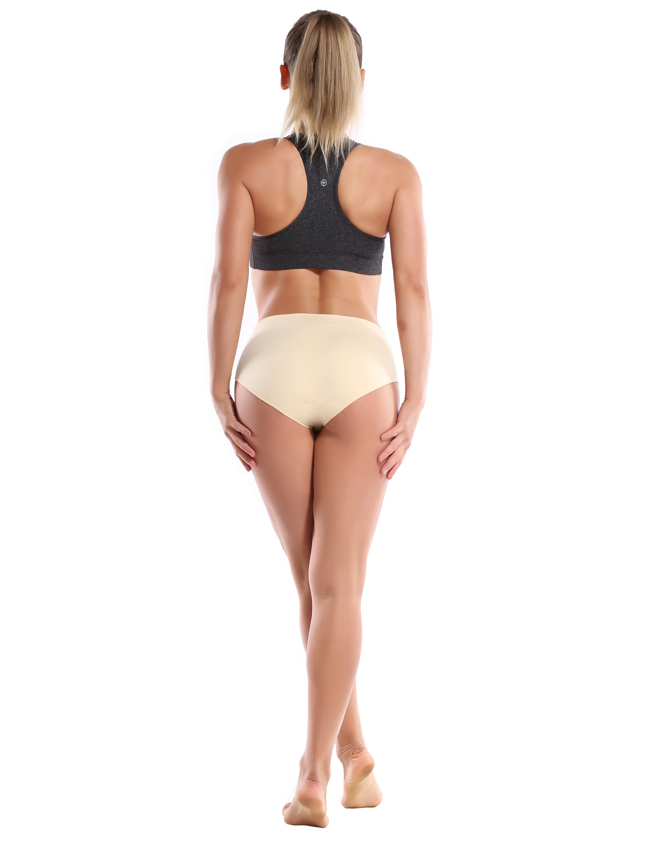 Seamless Sport Bikini Panties skin Sleek, smooth and streamlined: designed in our extra-soft knit material, this seamless thong embraces everyday comfort. Here with an allover heathered effect. Weave threads one by one High elasticity Softest-ever fabric Unsealed Comfortable No back coverage Machine wash.