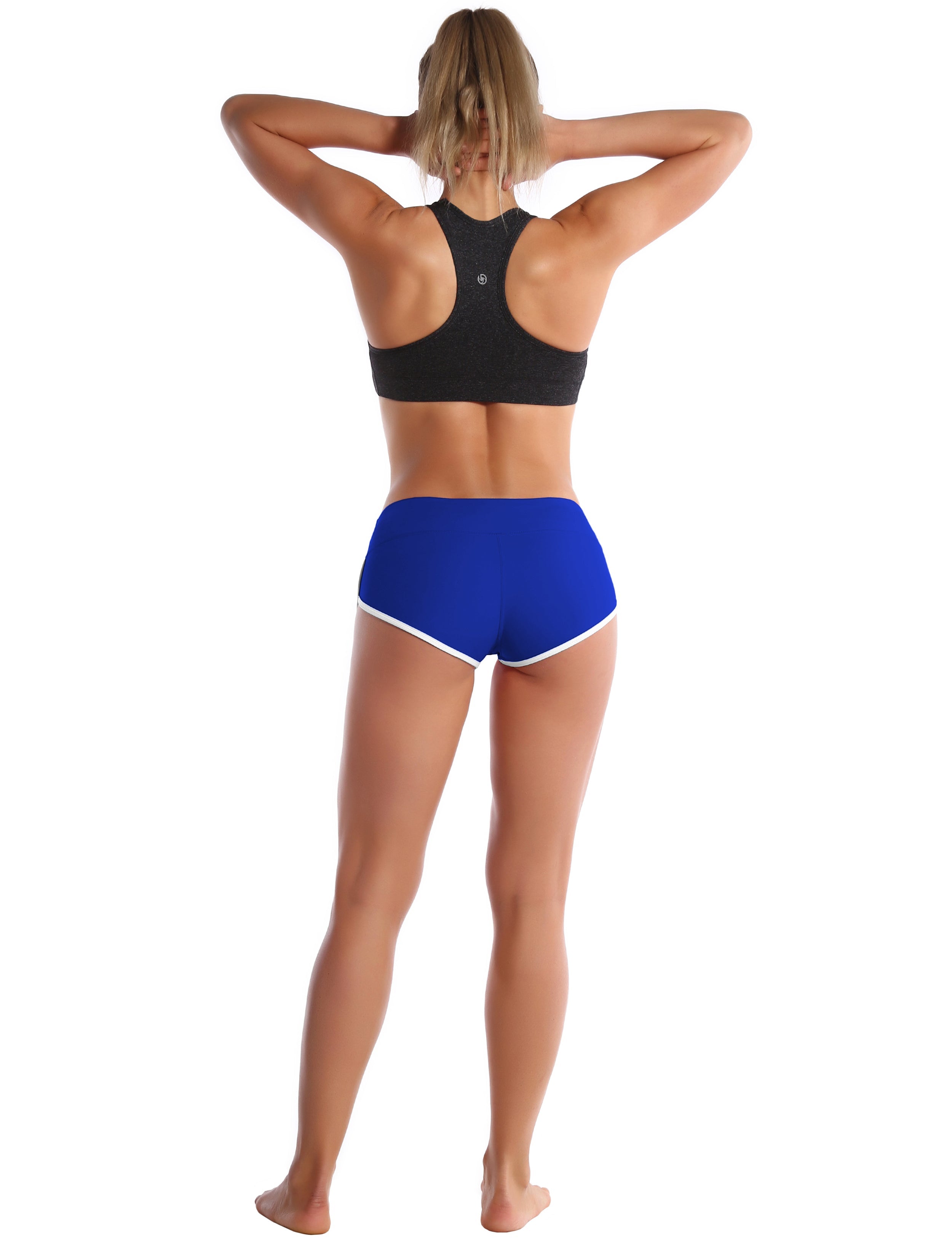 Sexy Booty Pilates Shorts navy Sleek, soft, smooth and totally comfortable: our newest sexy style is here. Softest-ever fabric High elasticity High density 4-way stretch Fabric doesn't attract lint easily No see-through Moisture-wicking Machine wash 75%Nylon/25%Spandex