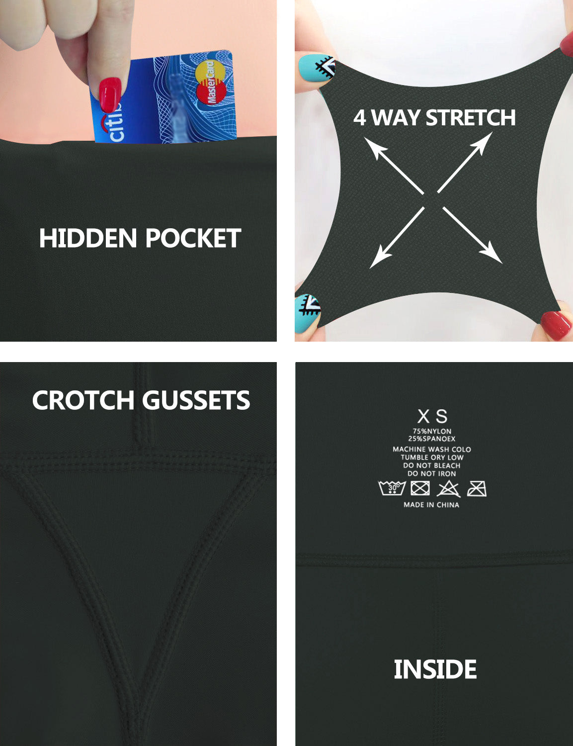 2.5" Side Pockets Yoga Shorts olivegray