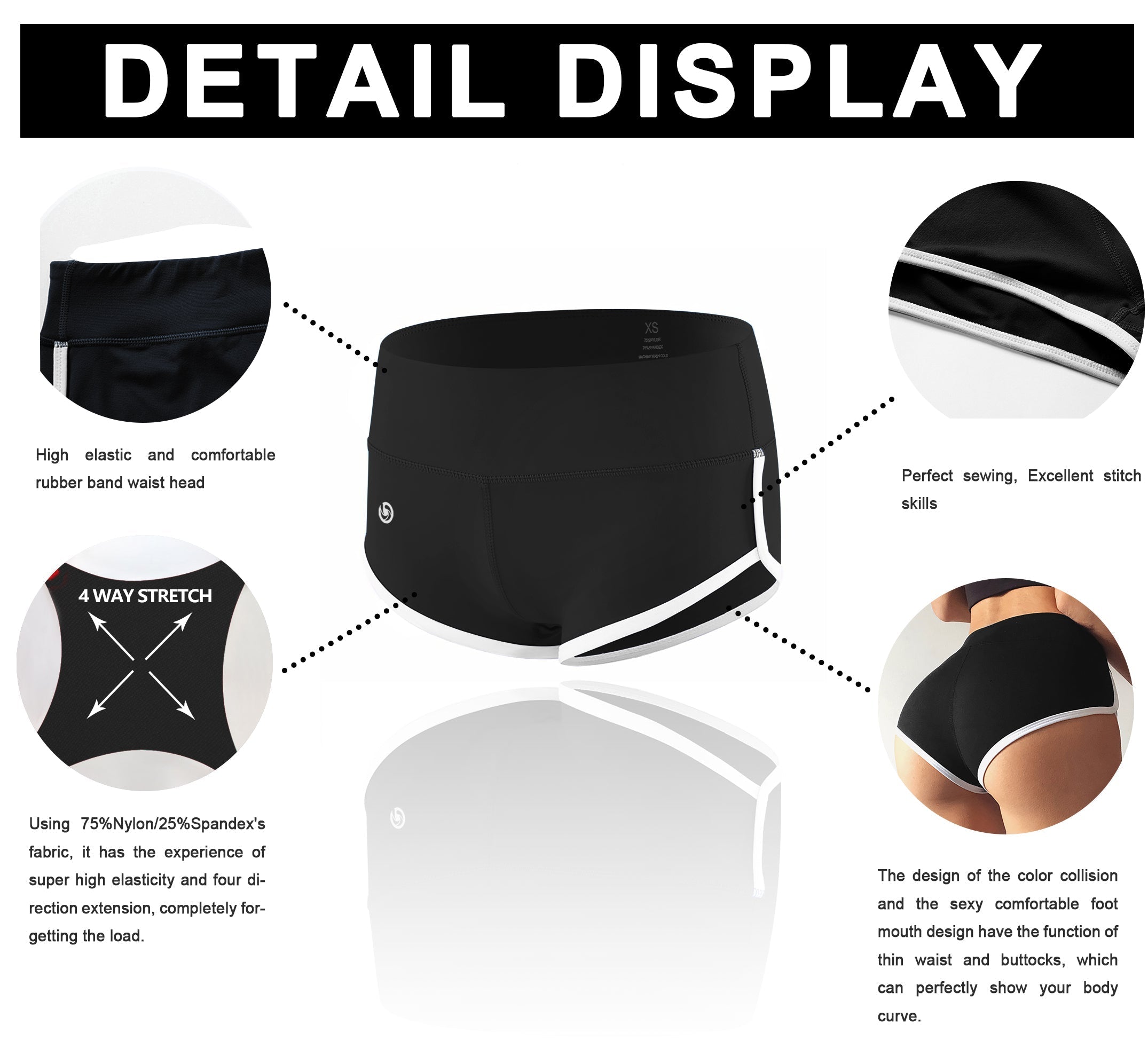 Sexy Booty Gym Shorts cherryred_Gym