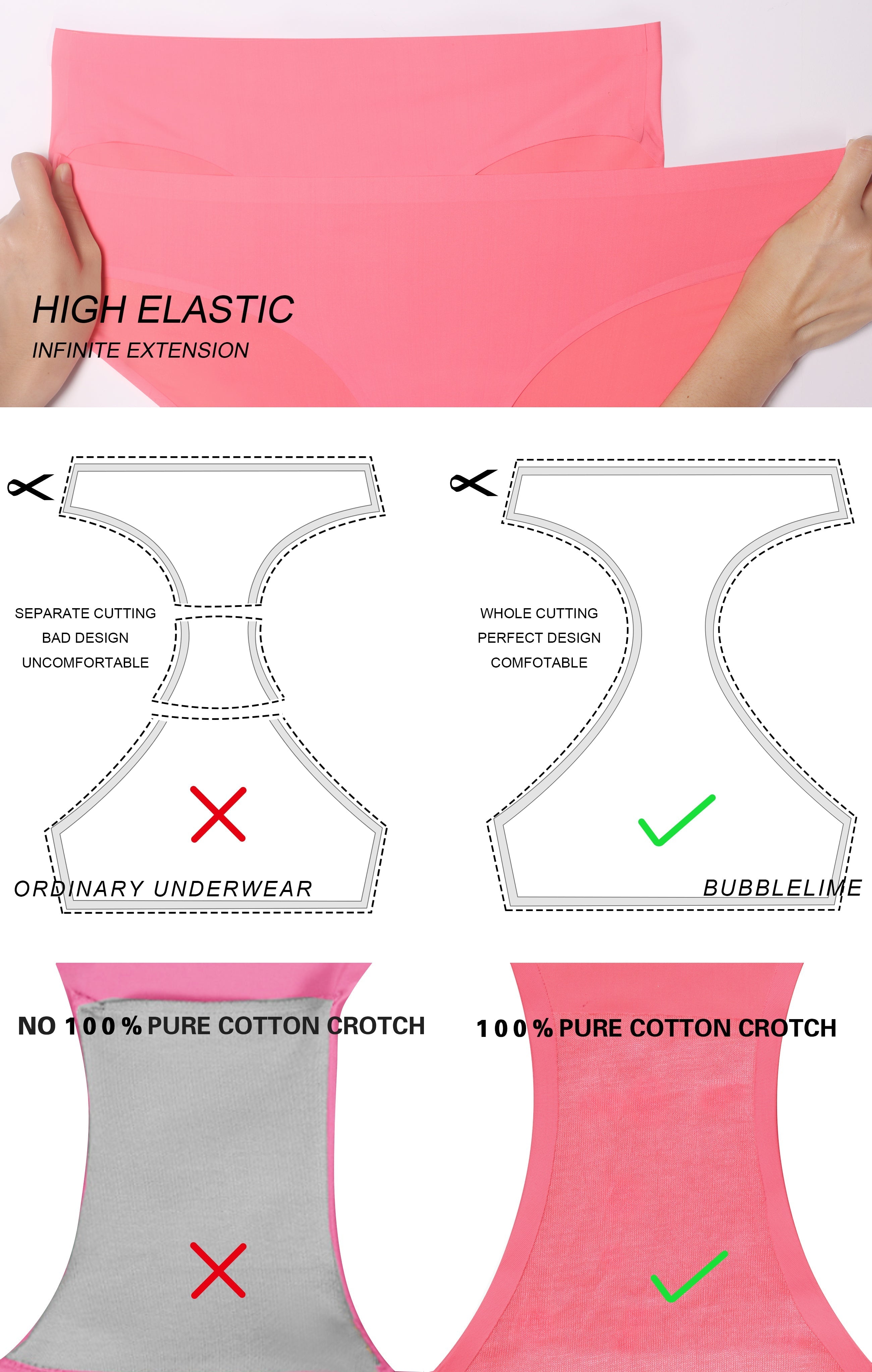Invisibles Sport Bikini Panties skin Sleek, soft, smooth and totally comfortable: our newest bikini style is here. High elasticity High density Softest-ever fabric Laser cutting Unsealed Comfortable No panty lines Machine wash 95% Nylon, 5% Spandex