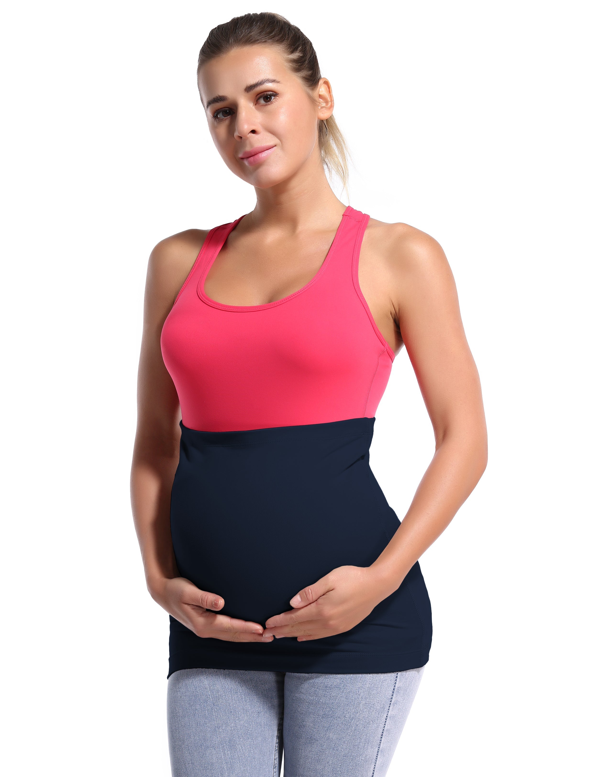 Maternity Belly Bands_Jogging bubblelime