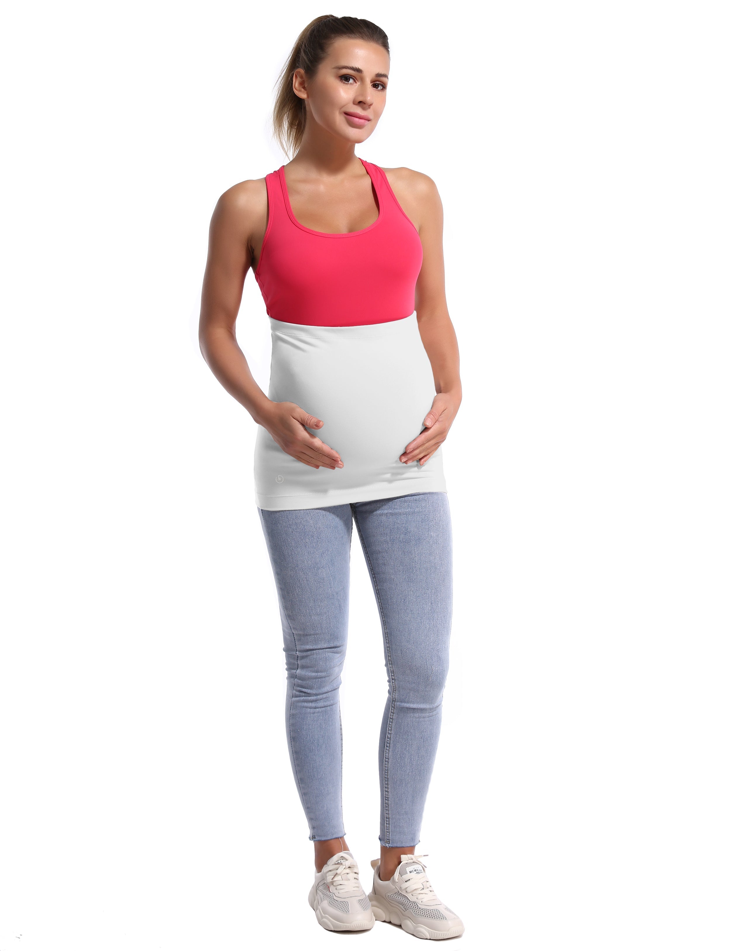 Maternity Belly Bands_Jogging bubblelime