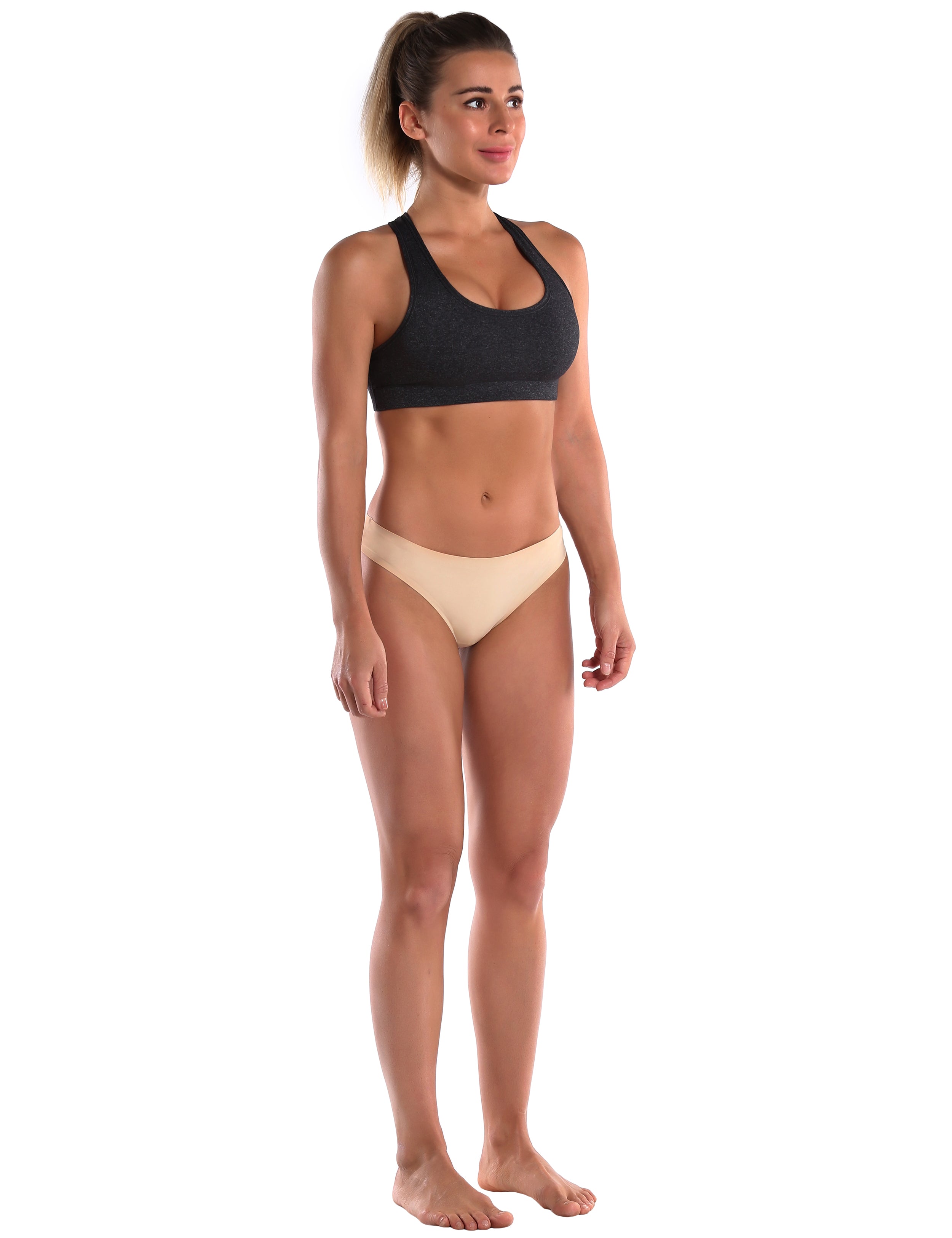 Invisibles Sport Thongs Skin Sleek, soft, smooth and totally comfortable: our newest thongs style is here. High elasticity High density Softest-ever fabric Laser cutting Unsealed Comfortable No panty lines Machine wash 95% Nylon, 5% Spandex