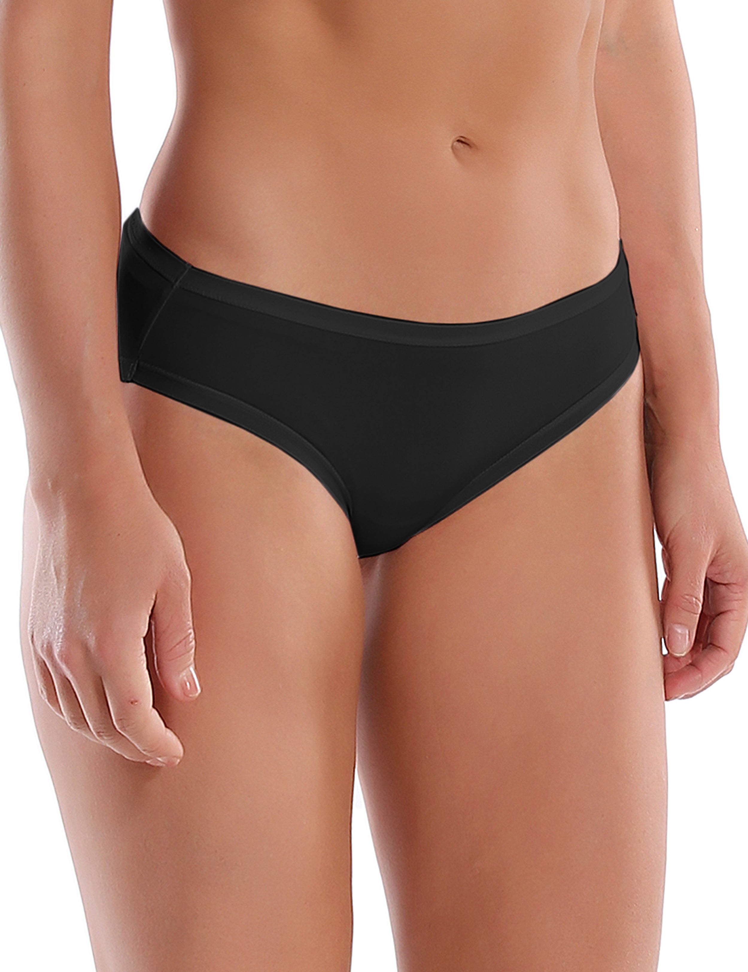 Super Soft Modal Sports Bikini Underwear Black_Jogging