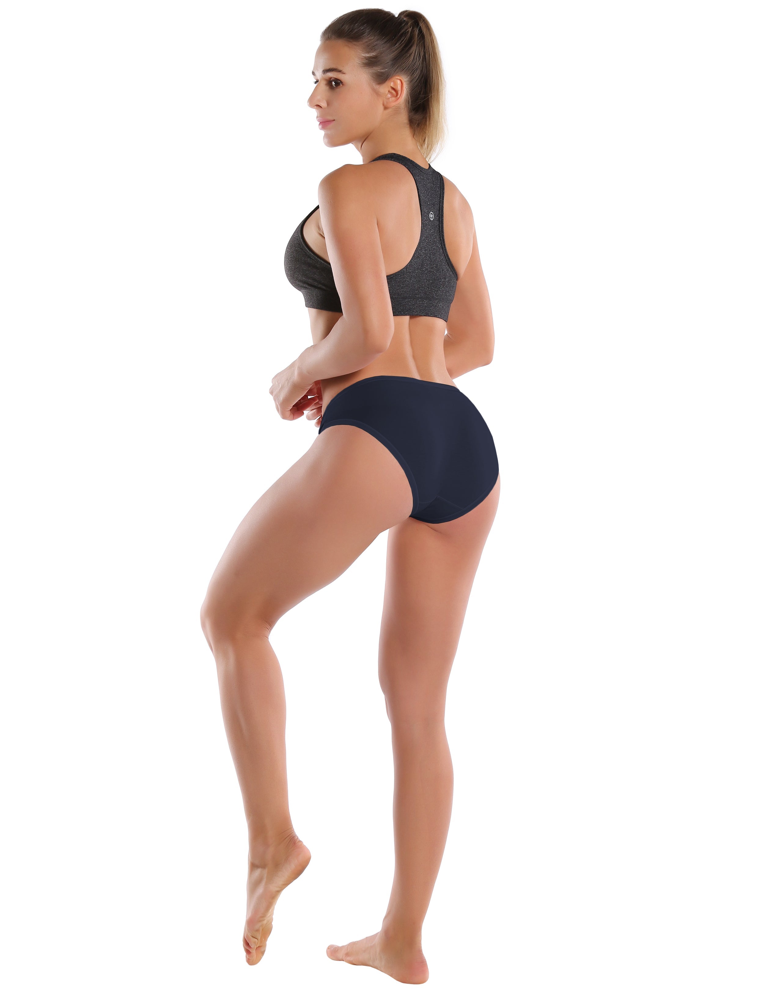 Super Soft Modal Sports Bikini Underwear darknavy_Jogging