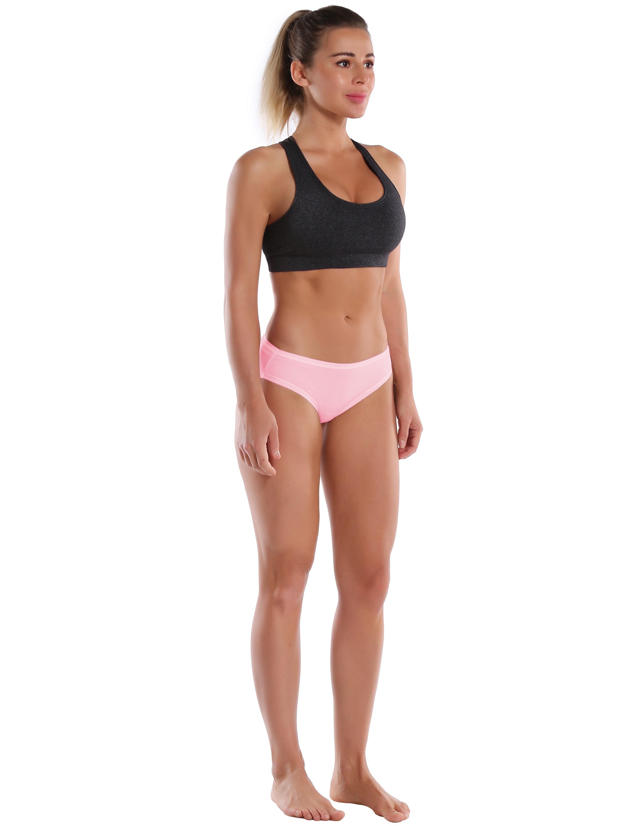 Super Soft Modal Sports Bikini Underwear lightpink_Jogging