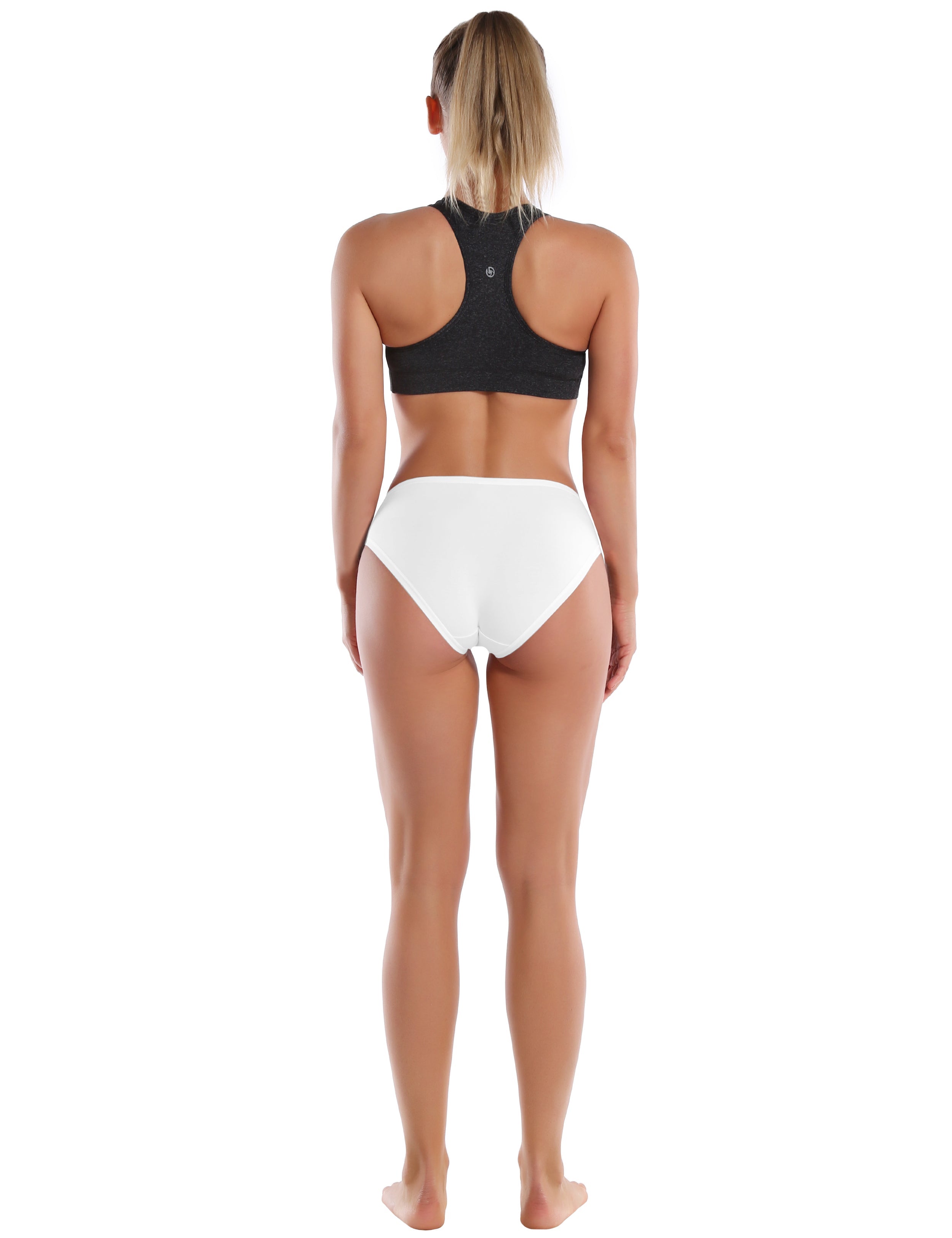 Super Soft Modal Sports Bikini Underwear white_Jogging