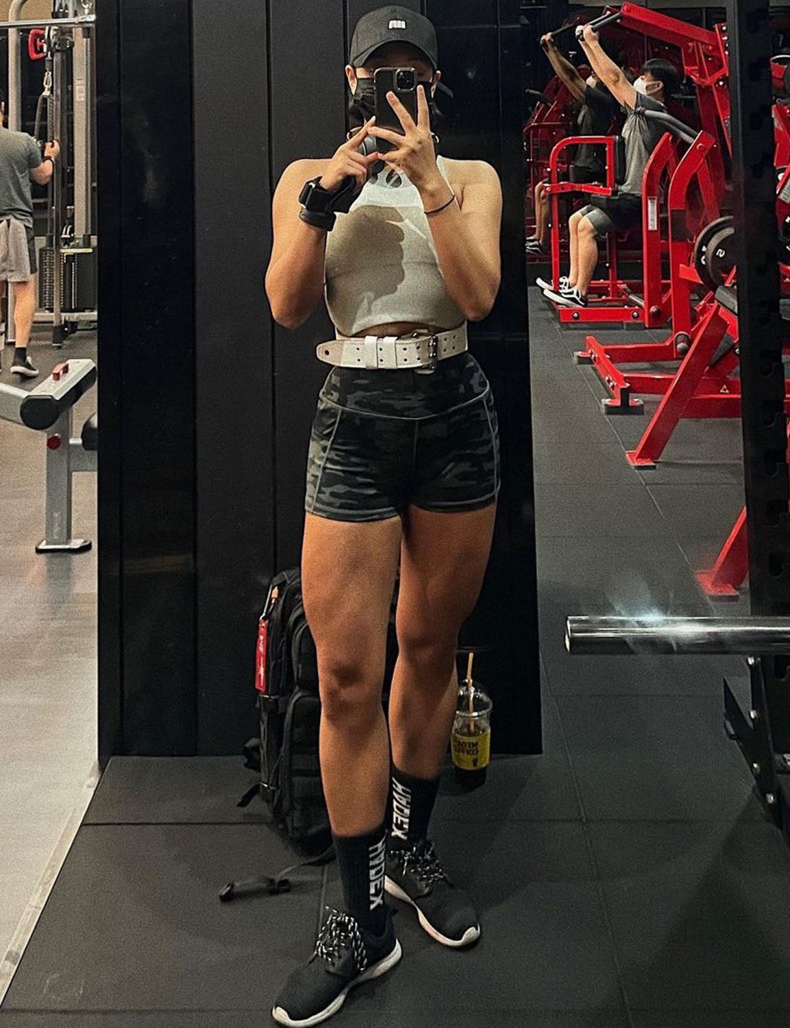 2.5" Printed Side Pockets Biking Shorts dimgraycamo Sleek, soft, smooth and totally comfortable: our newest sexy style is here. Softest-ever fabric High elasticity High density 4-way stretch Fabric doesn't attract lint easily No see-through Moisture-wicking Machine wash 78% Polyester, 22% Spandex