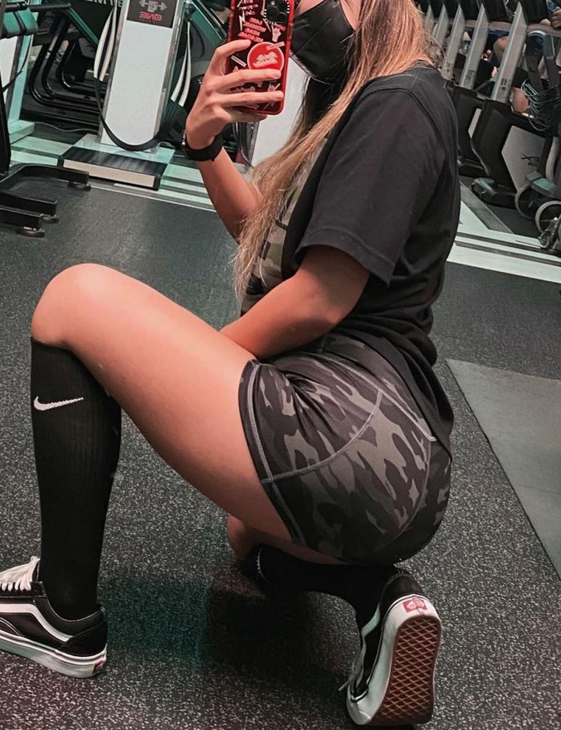 2.5" Printed Side Pockets Biking Shorts dimgraycamo Sleek, soft, smooth and totally comfortable: our newest sexy style is here. Softest-ever fabric High elasticity High density 4-way stretch Fabric doesn't attract lint easily No see-through Moisture-wicking Machine wash 78% Polyester, 22% Spandex