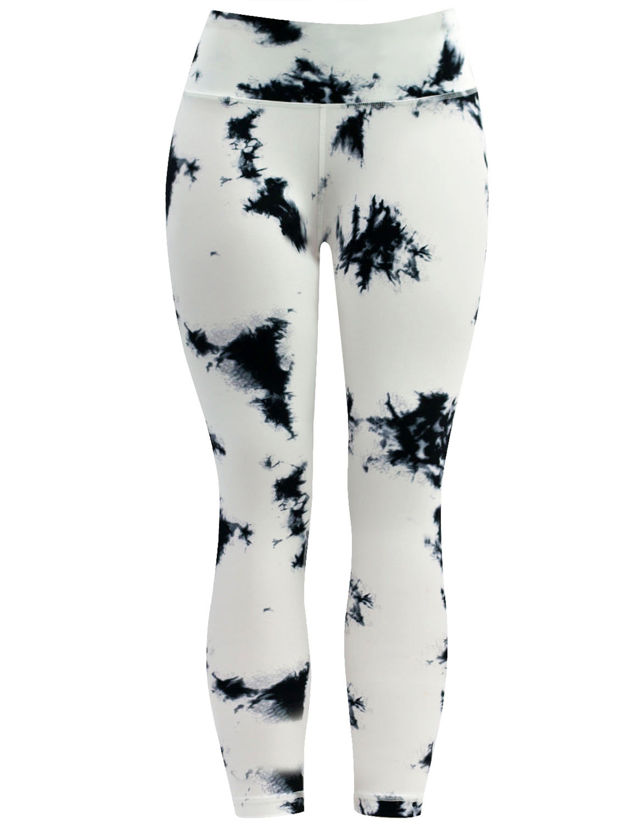 22" Printed Yoga Pants WHITEMARBLE