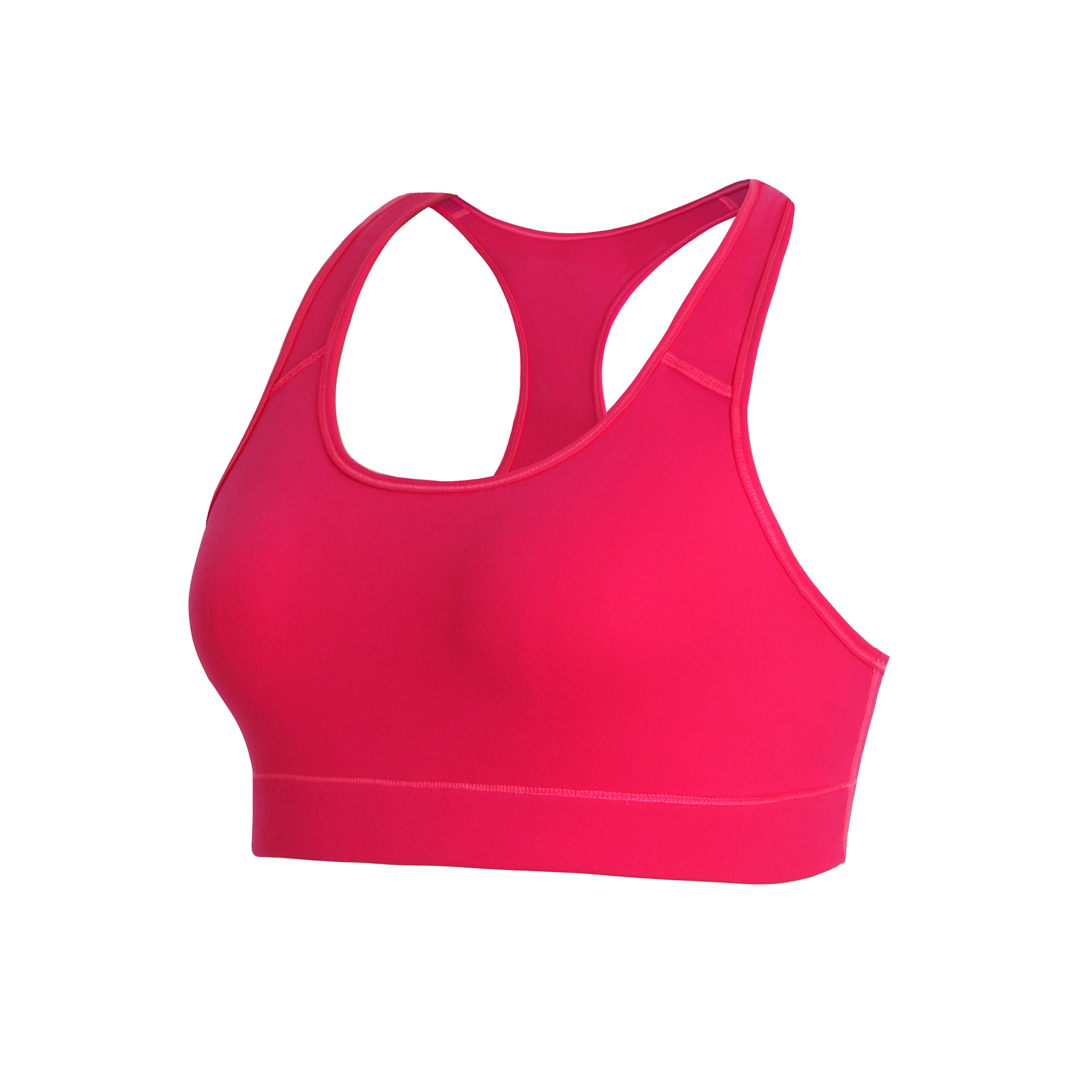 Compression Racerback Sports Bras red_Tall Size
