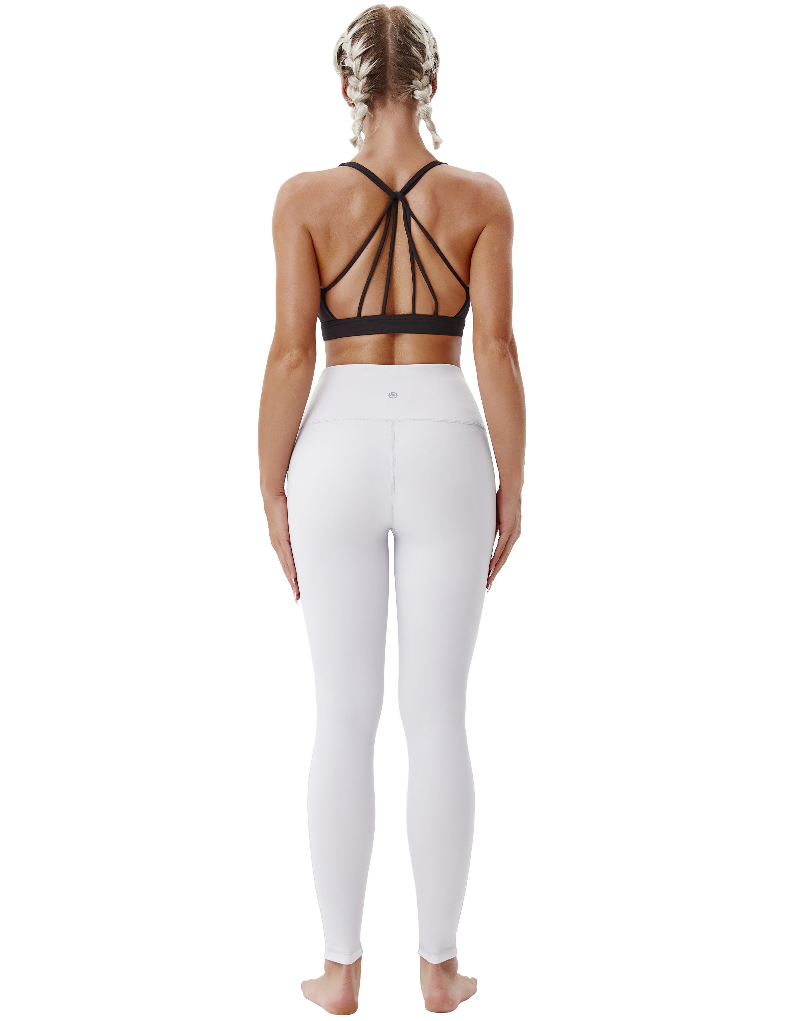 High Waist Side Line Pilates Pants lightgray Side Line is Make Your Legs Look Longer and Thinner 75%Nylon/25%Spandex Fabric doesn't attract lint easily 4-way stretch No see-through Moisture-wicking Tummy control Inner pocket Two lengths